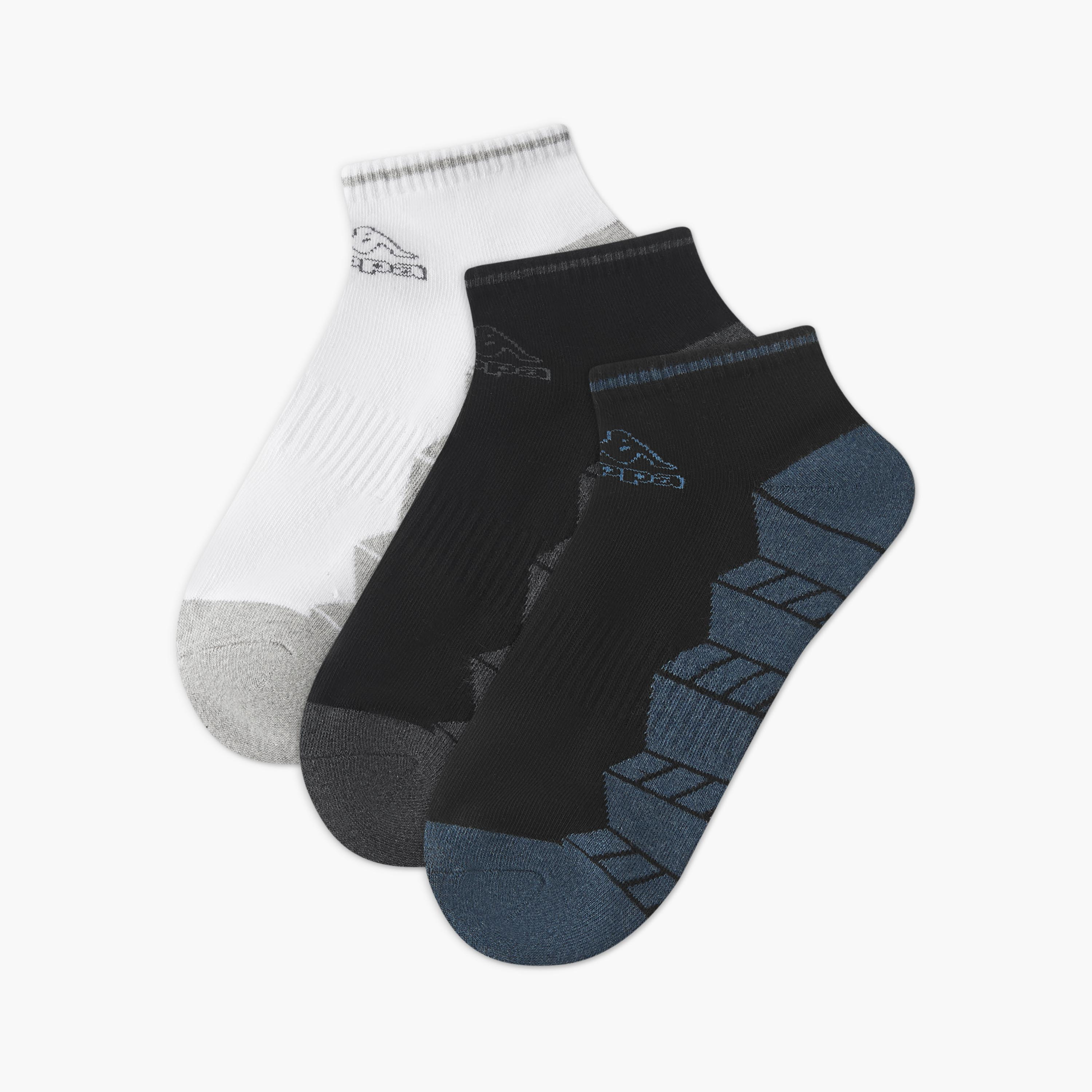 Kappa Men Socks Ankle Length - Set of 3-men-socks-image-1