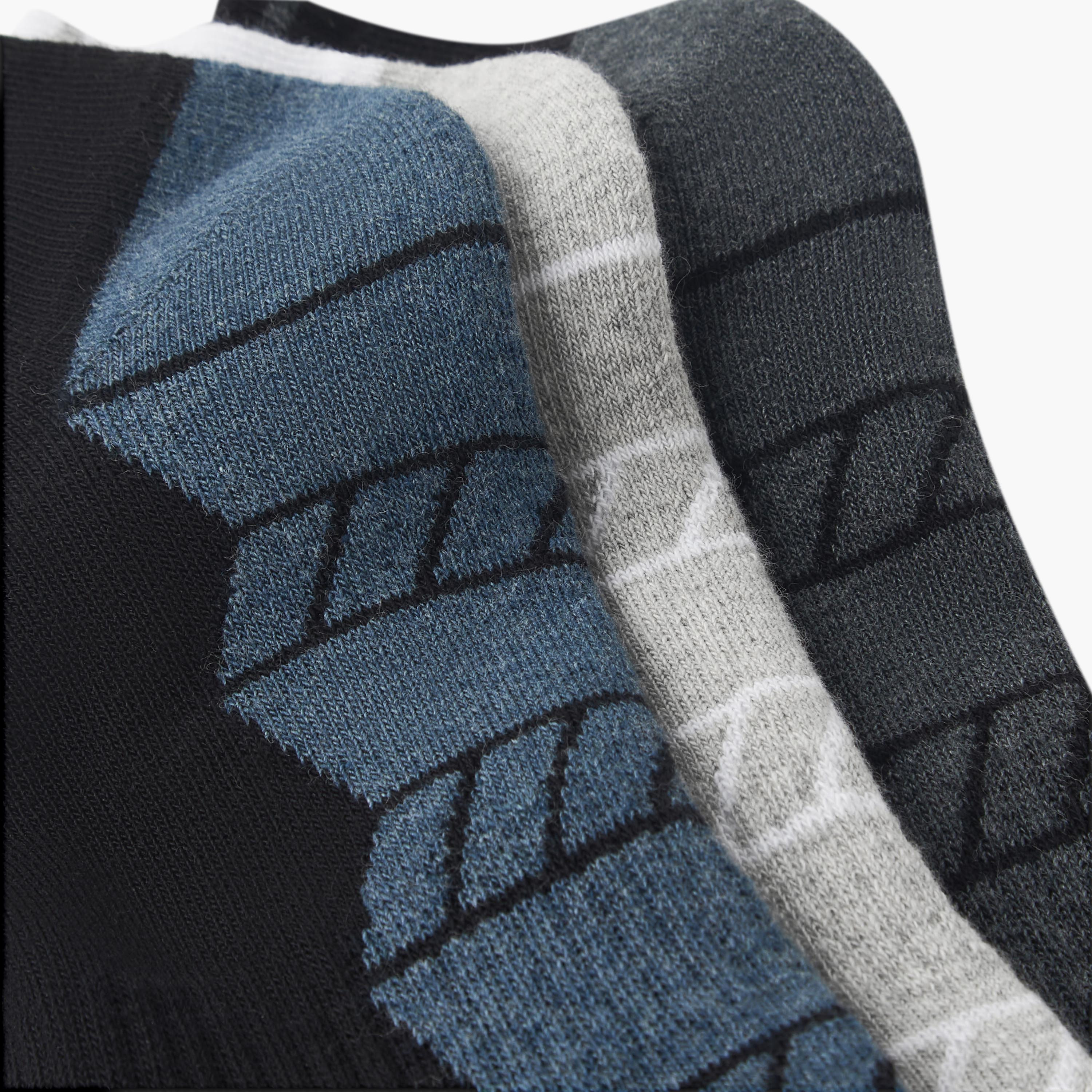 Kappa Men Socks Ankle Length - Set of 3-men-socks-image-4
