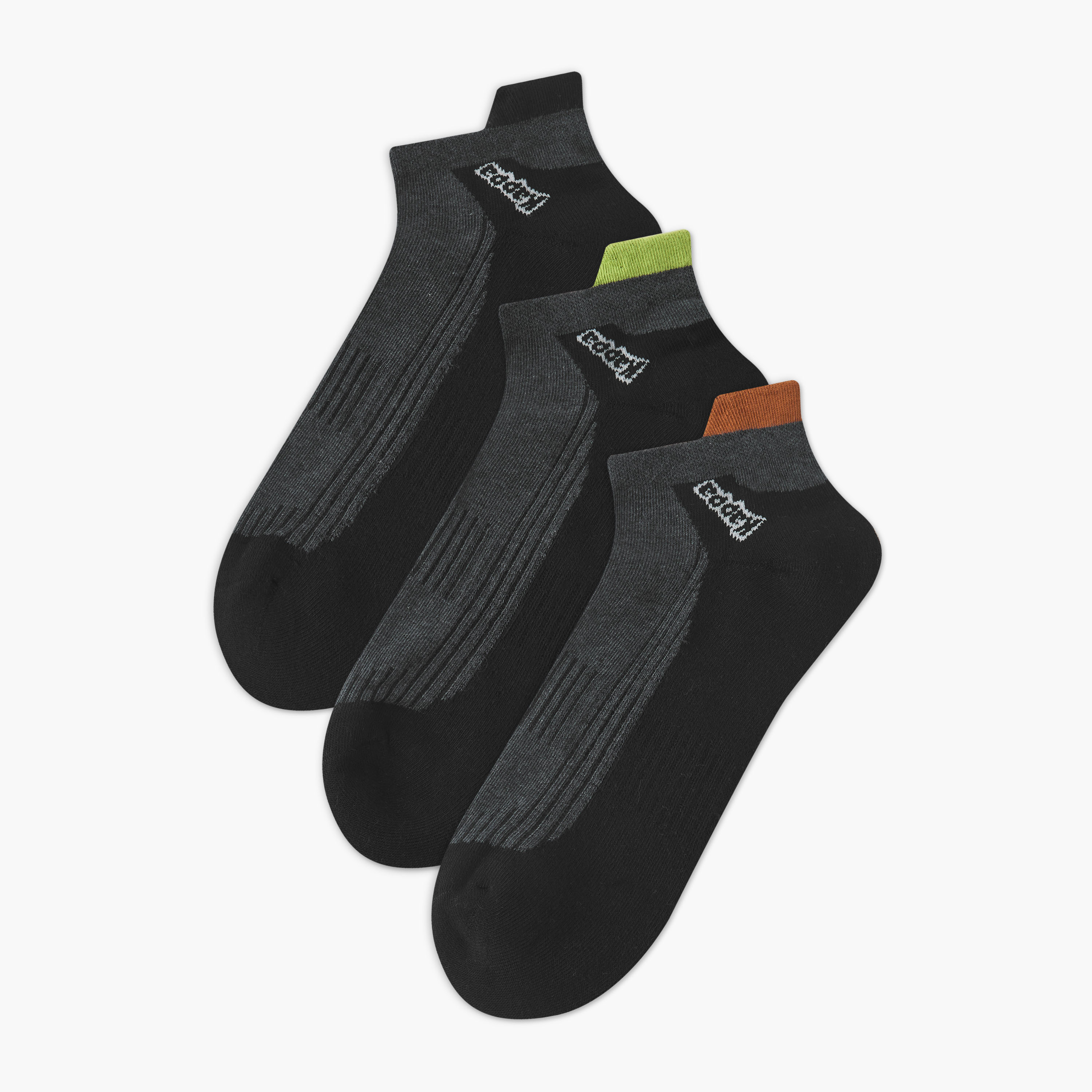 Kappa Men Socks Ankle Length - Set of 3-men-socks-image-1