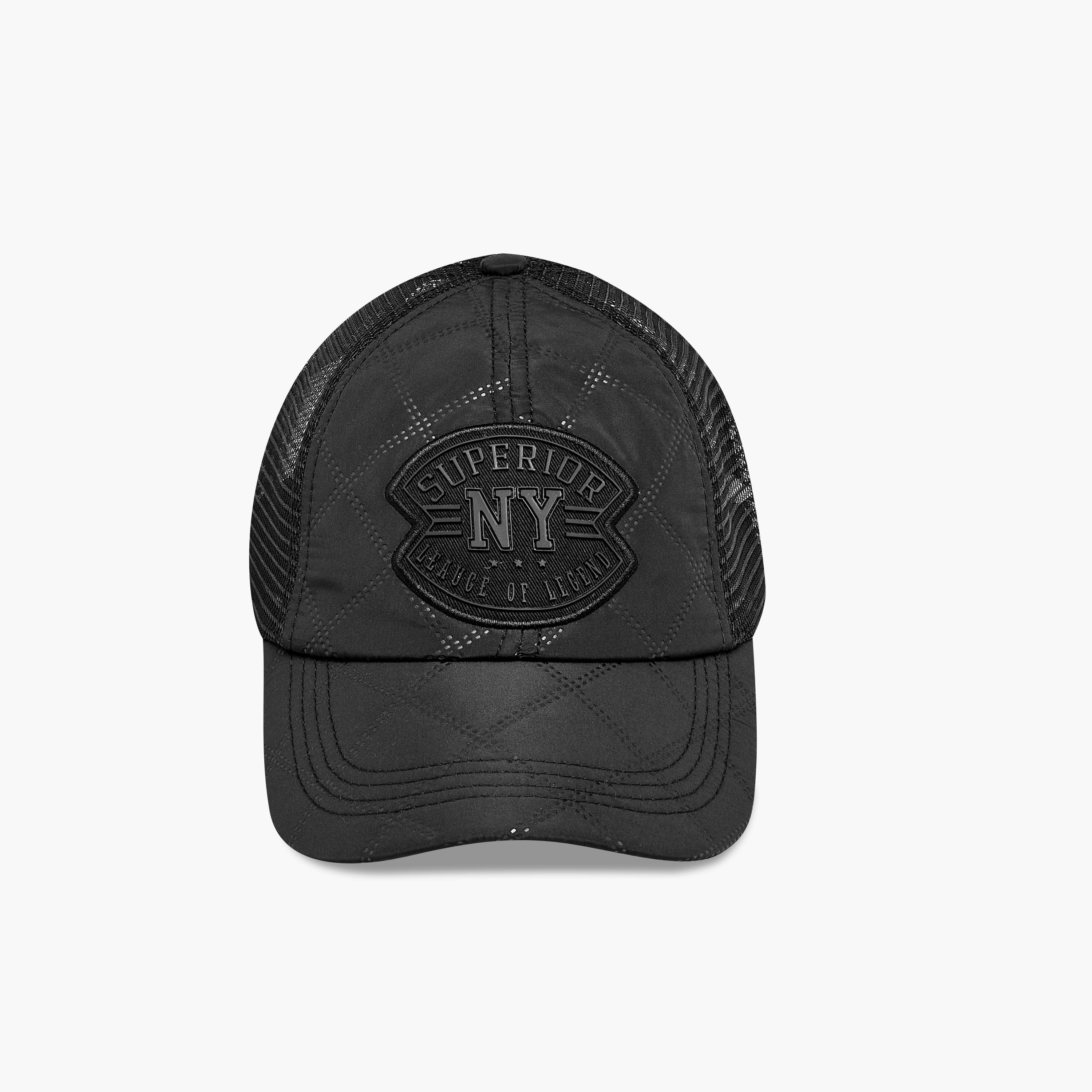 Men Cap with New York Embossing-men-caps-image-1