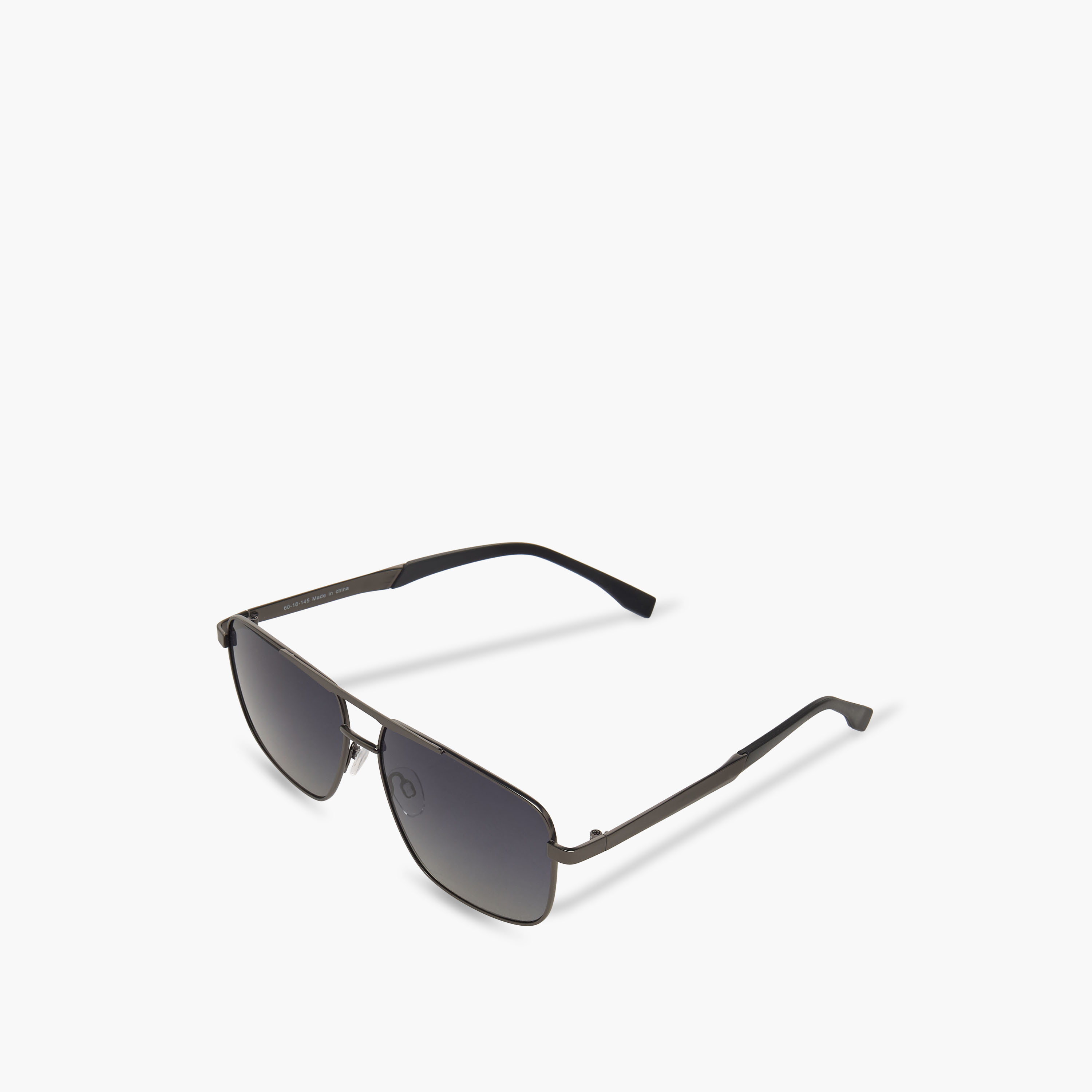 نظارات شمسية رجالية بعدسات سوداء-men-sunglasses-image-1