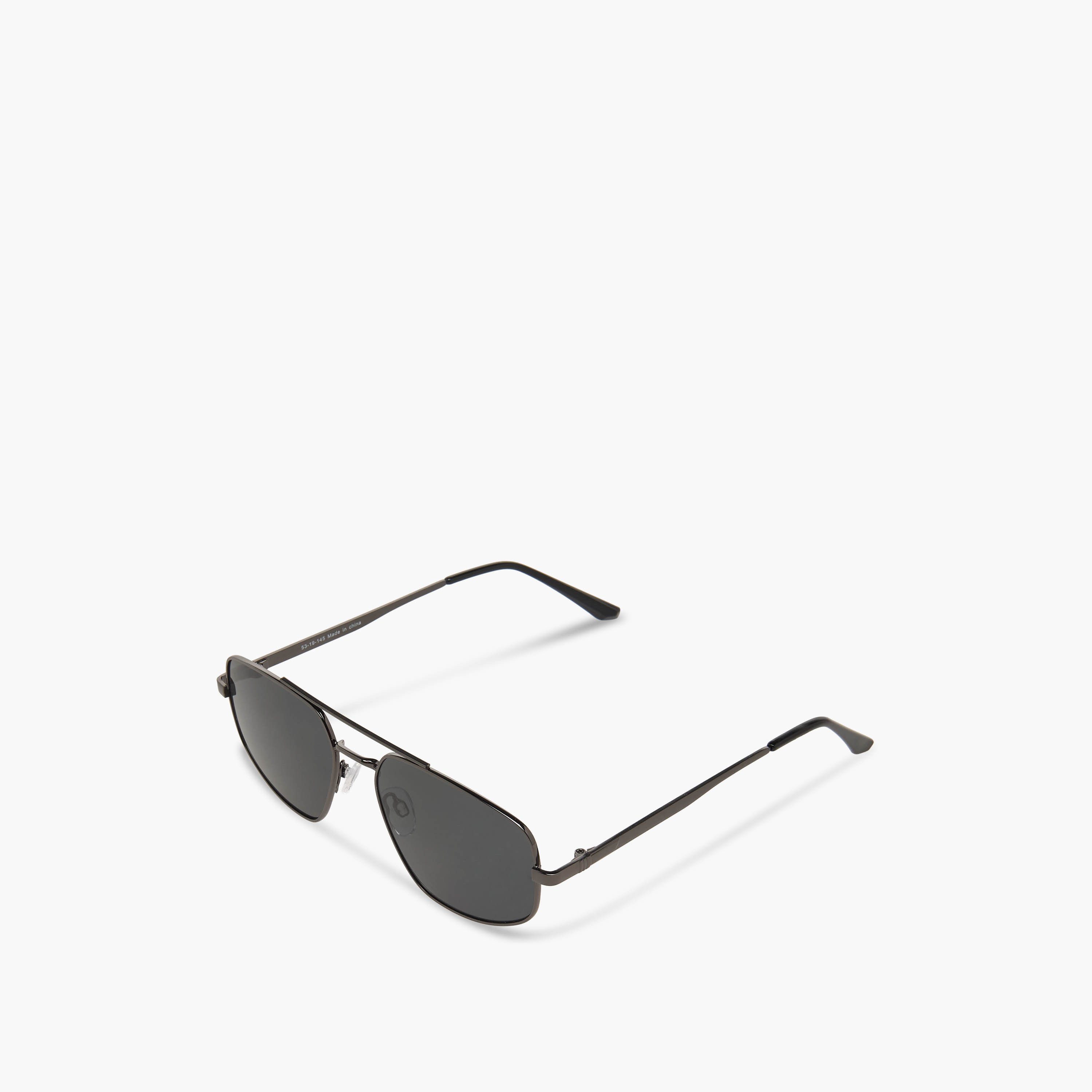نظارات شمسية رجالية بعدسات سوداء-men-sunglasses-image-1