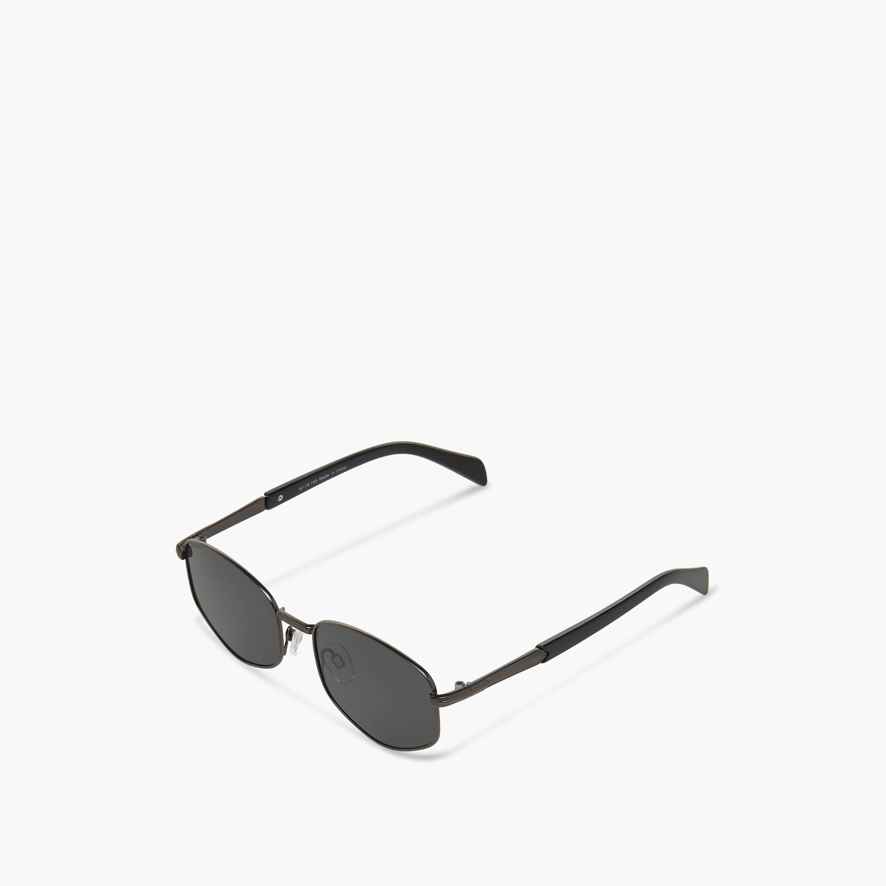 نظارات شمسية رجالية بعدسات سوداء-men-sunglasses-image-1