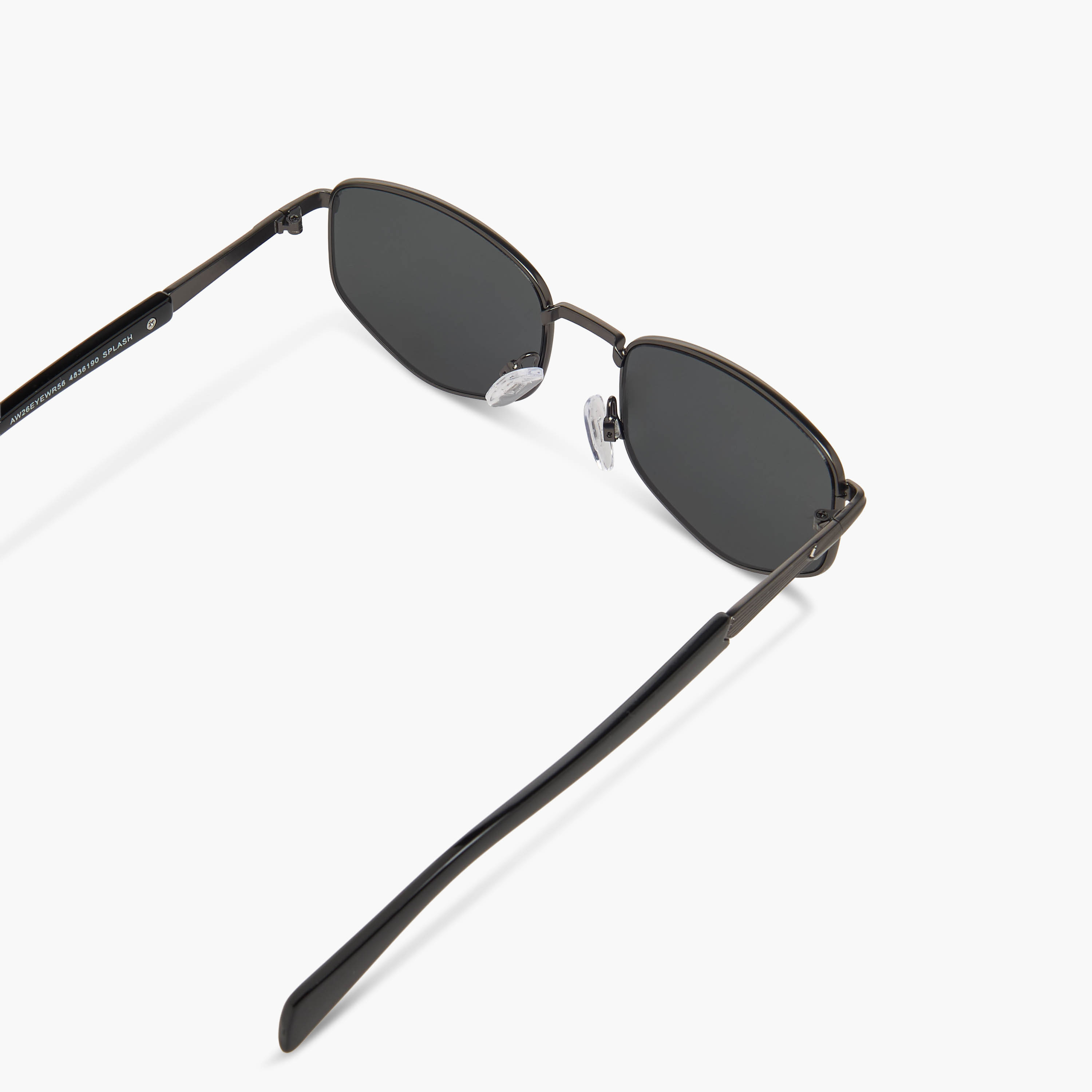 نظارات شمسية رجالية بعدسات سوداء-men-sunglasses-image-5