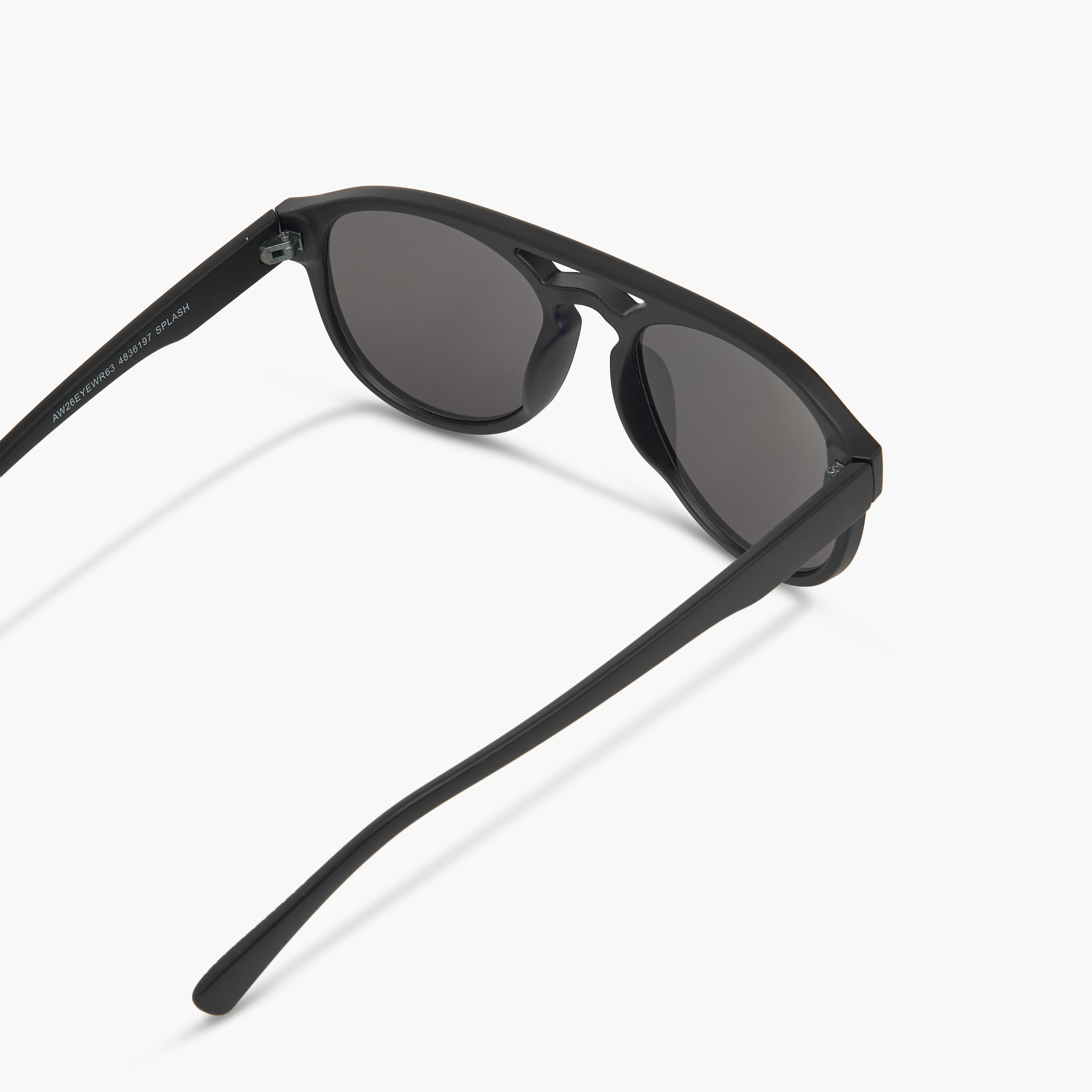 نظارات شمسية رجالية بعدسات سوداء-men-sunglasses-image-4