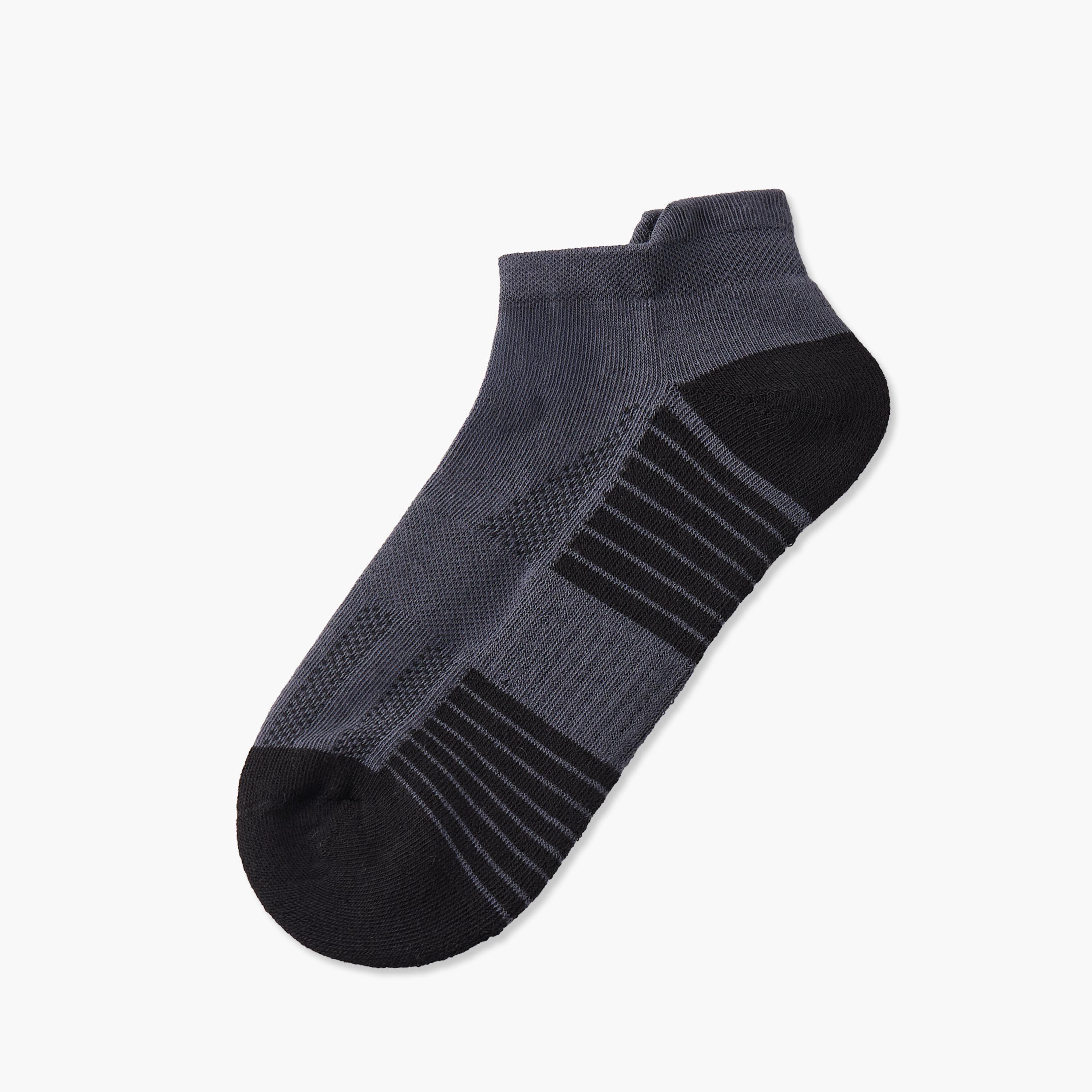 جوارب طول الكاحل نصف تيري للرجال - طقم من 3-men-socks-image-2