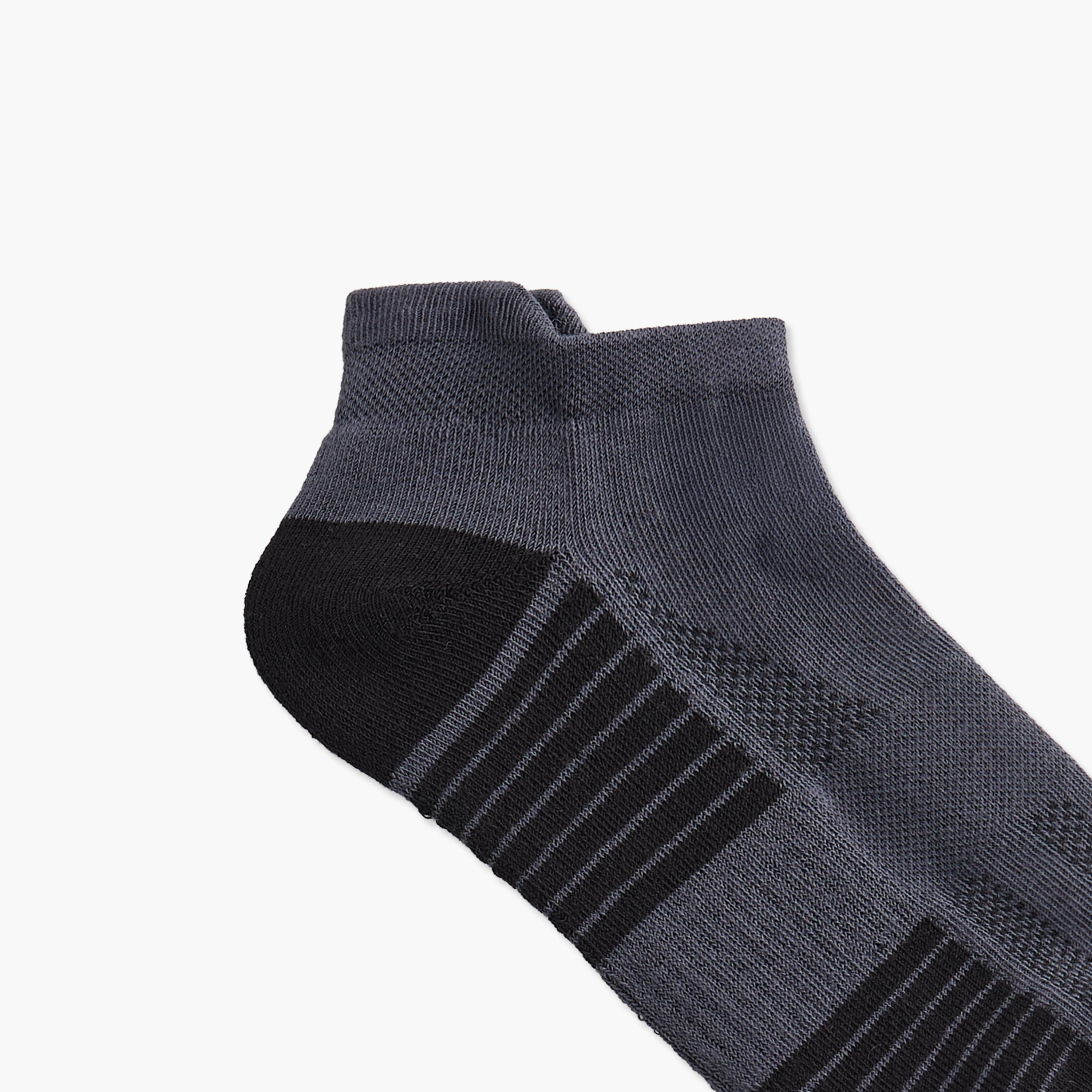 جوارب طول الكاحل نصف تيري للرجال - طقم من 3-men-socks-image-3