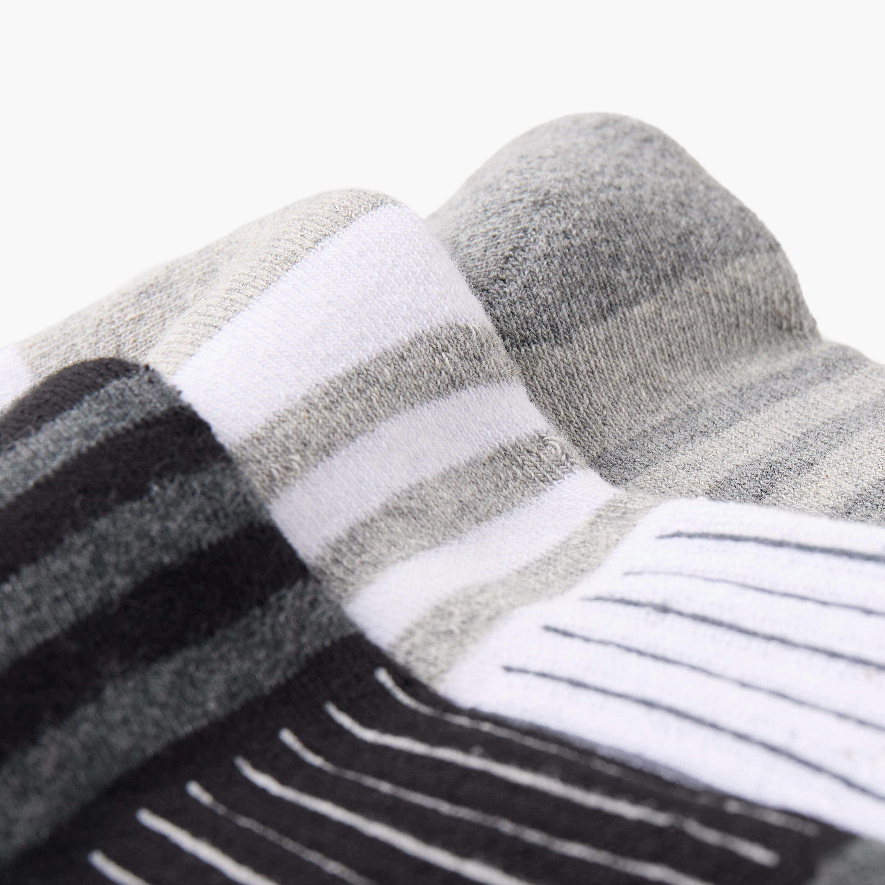 جوارب كاحل نصف تيري للرجال - طقم من 3-men-socks-image-4
