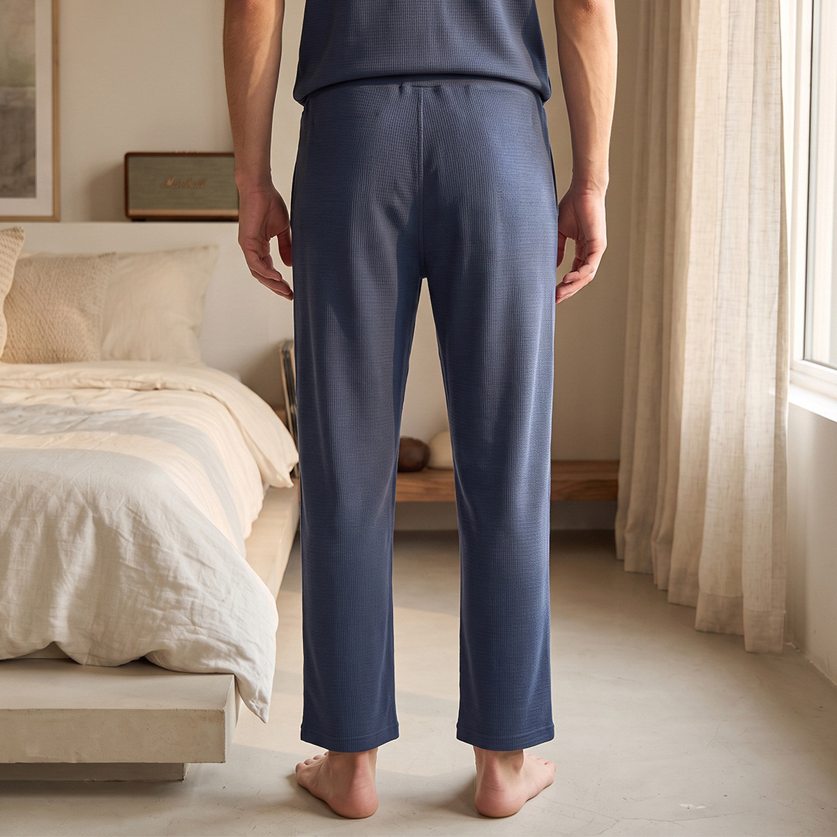 Cotton Textured Nightwear Set-men-clothing-nightwear-sets-image-5