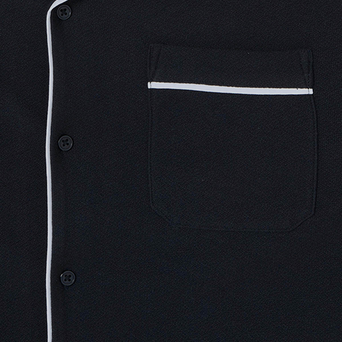 Cotton Piping Detail Button Front Nightwear Set-men-clothing-nightwear-sets-image-2