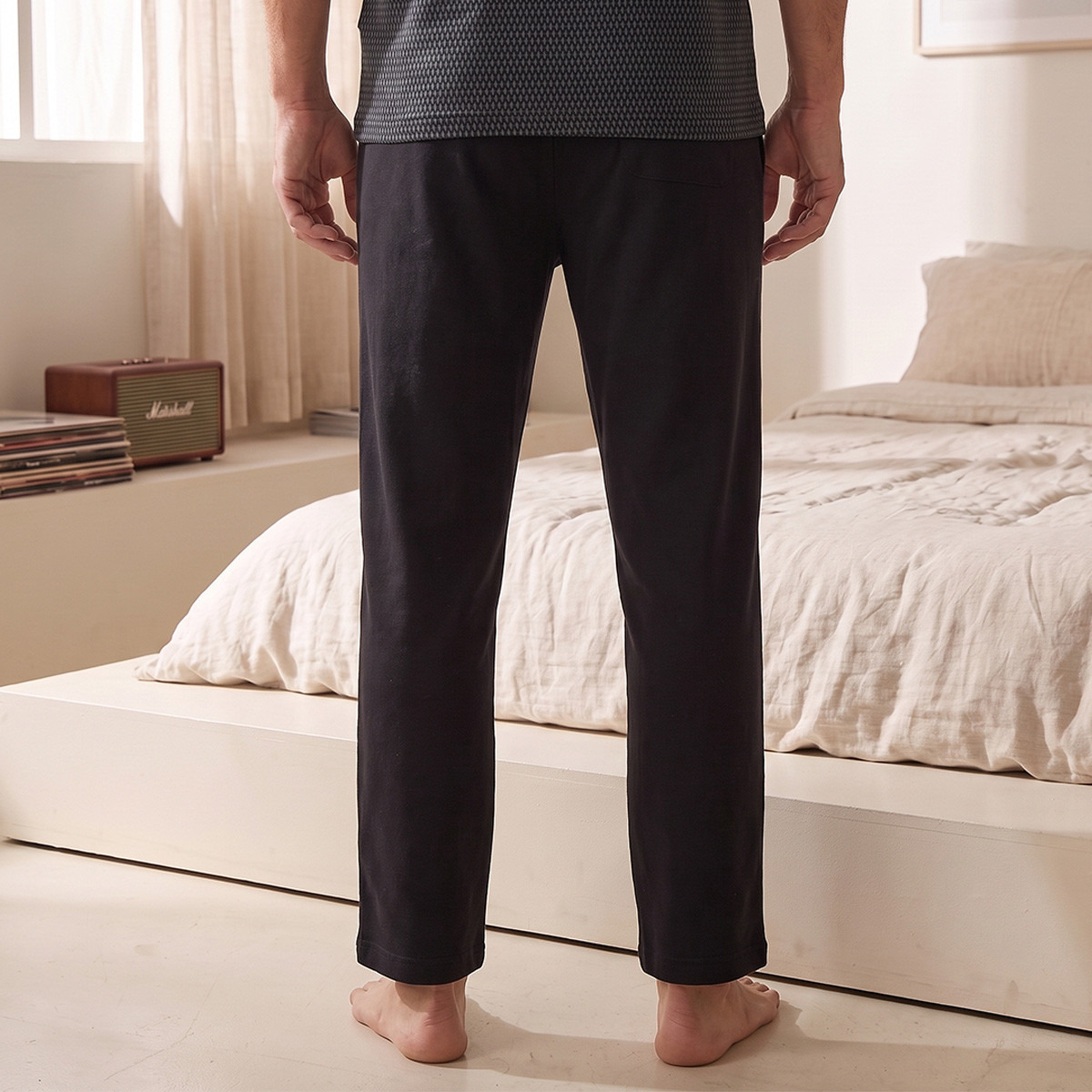 Splash Innerwear Geometric Print T-shirt & Pants-men-clothing-nightwear-sets-image-7