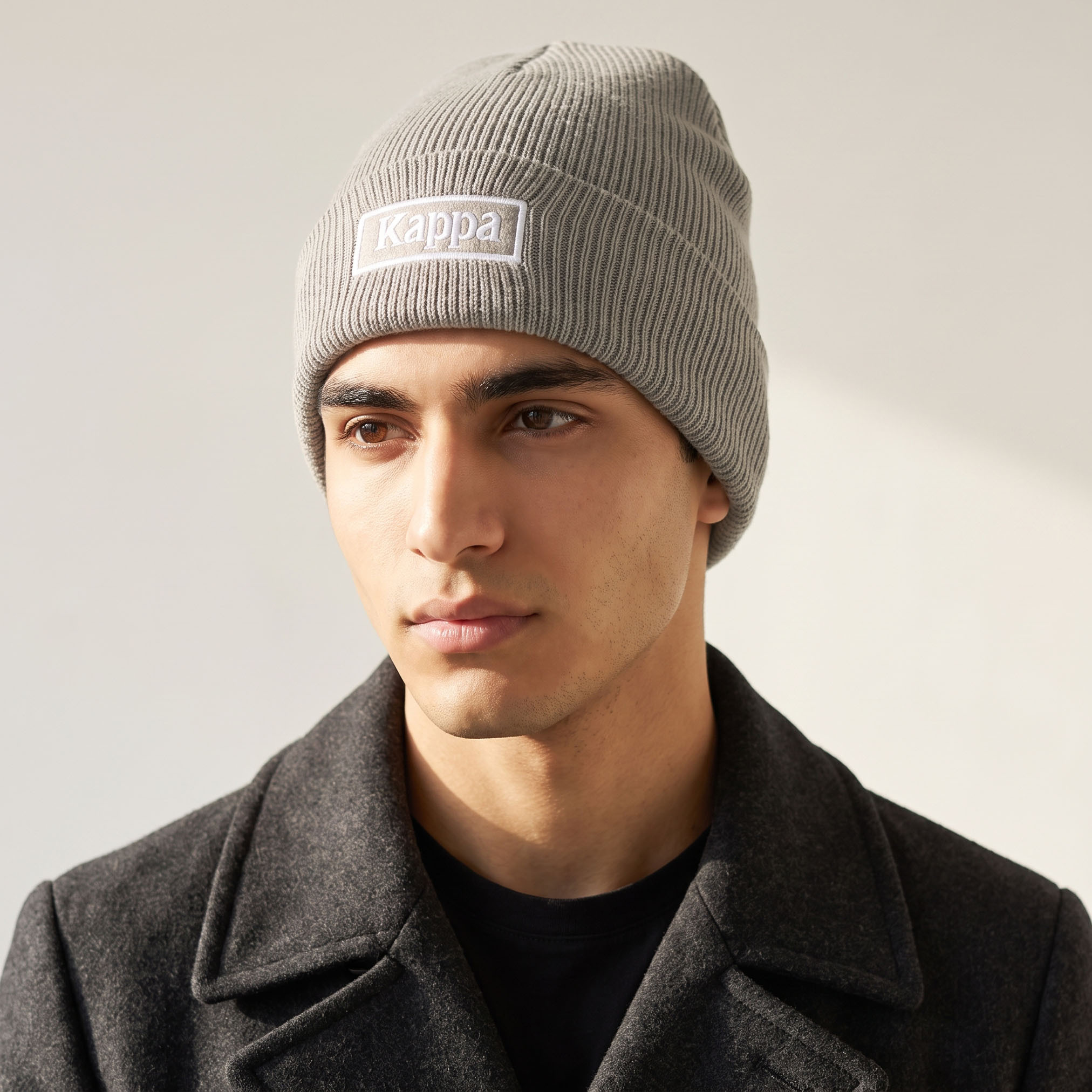 Kappa Men Beanie with Logo Embroidery - Set of 2-men-caps-image-2