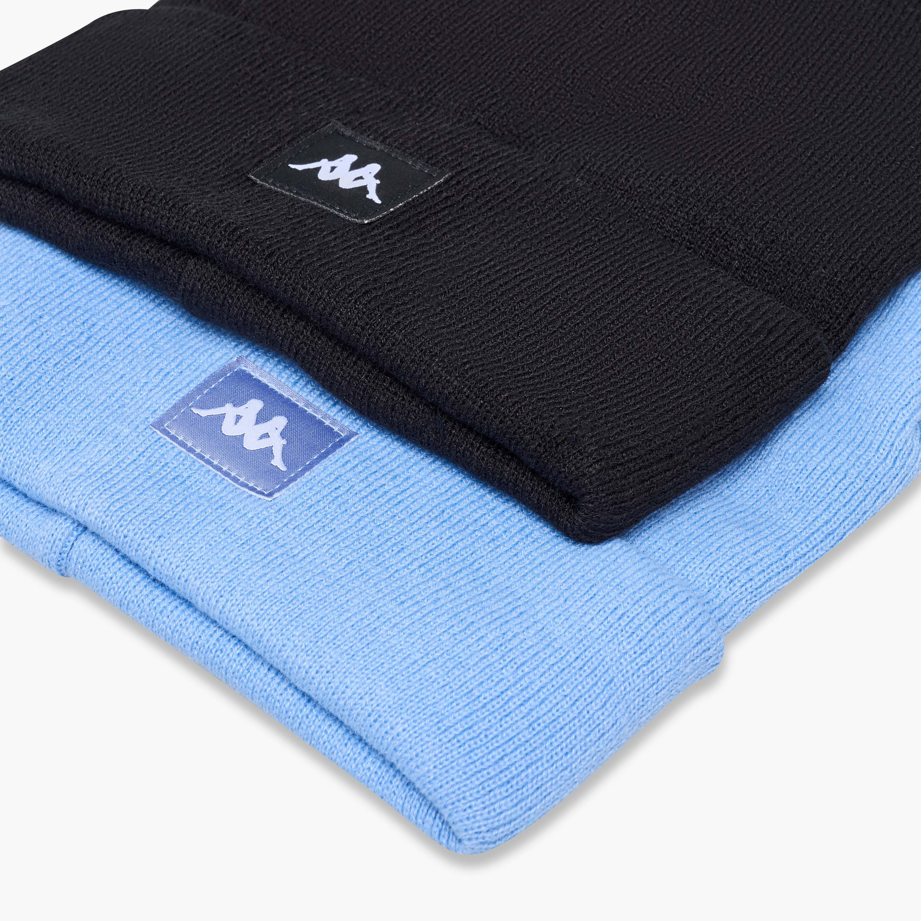 Kappa Men Beanie with Texture - Set of 2-men-caps-image-5