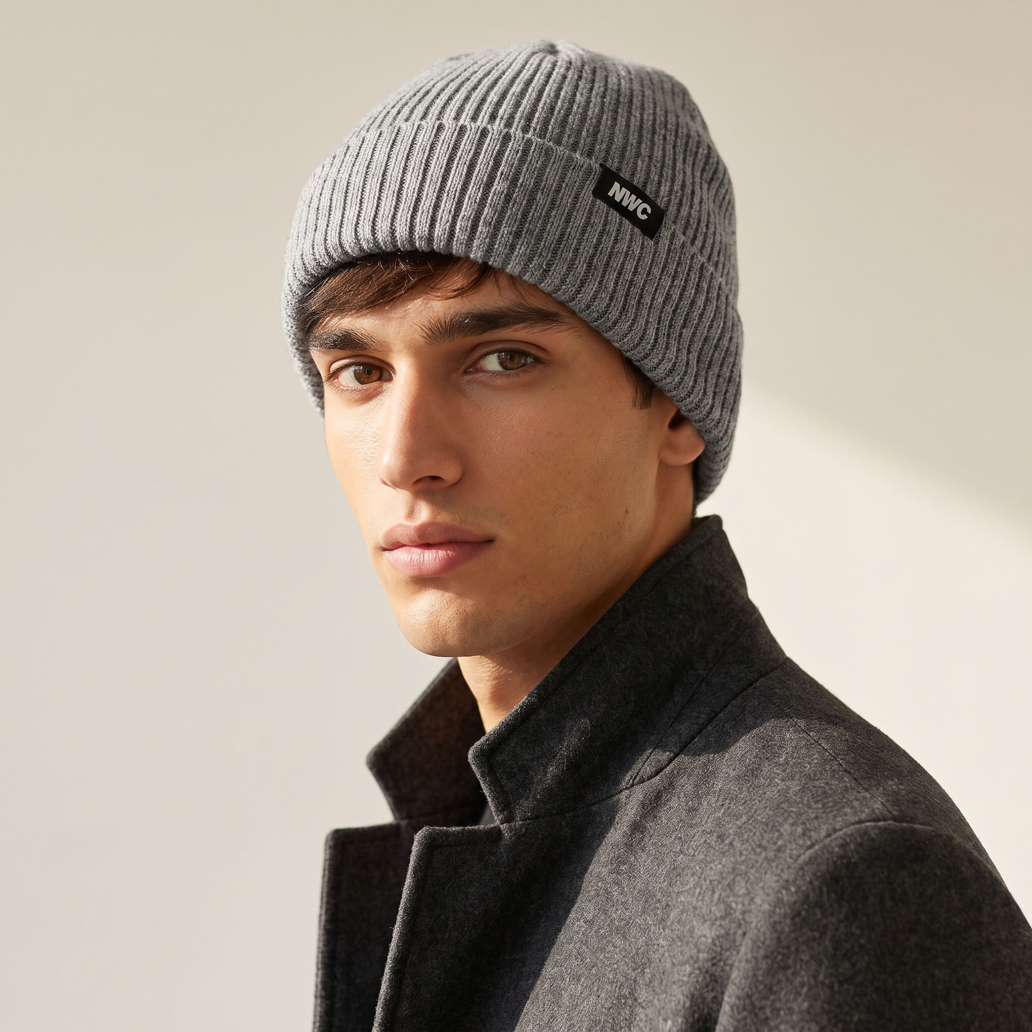 قبعات بيني بارزة الملمس للرجال - طقم من قطعتين-men-caps-image-2