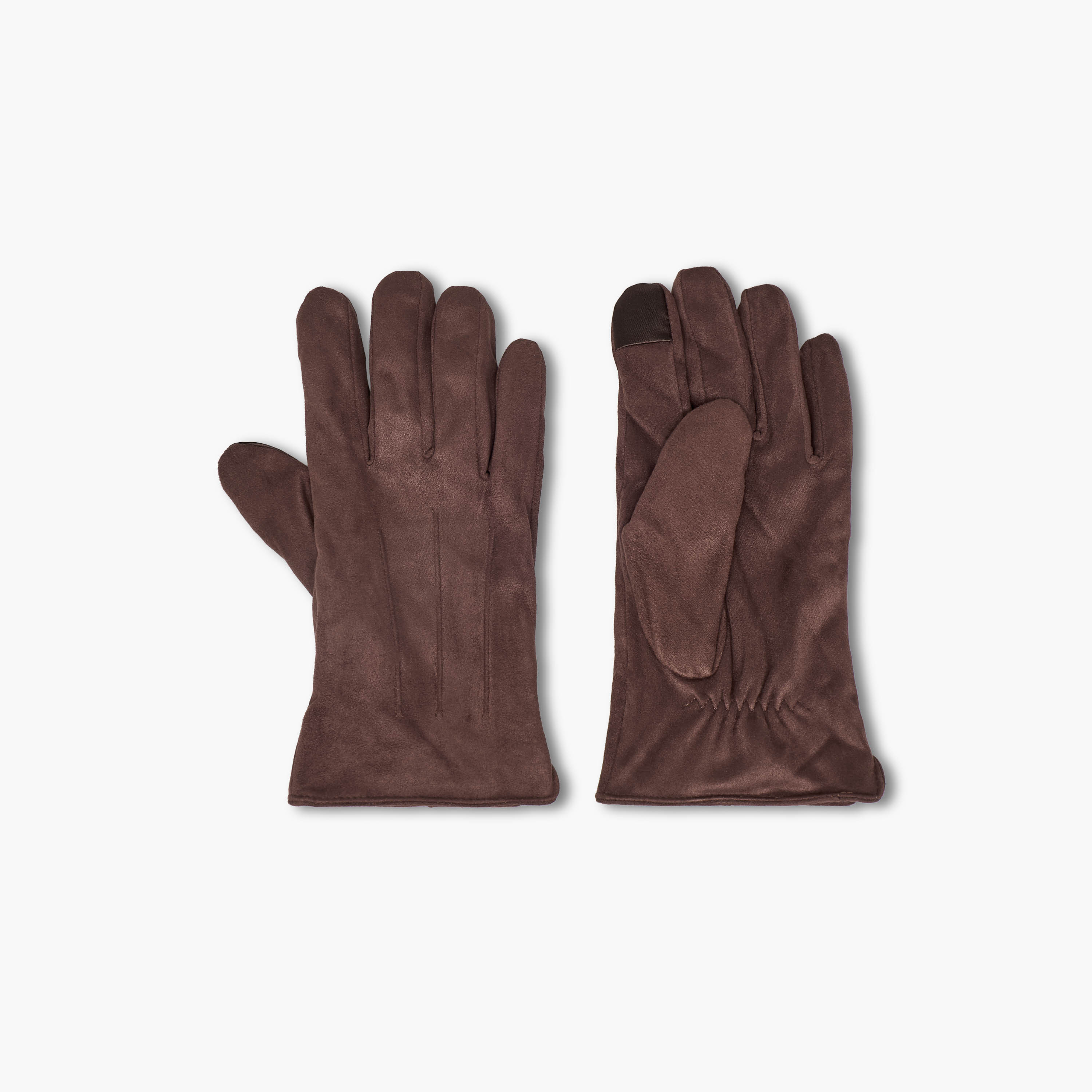 Suede Textured Gloves-men-scarvesandgloves-image-1