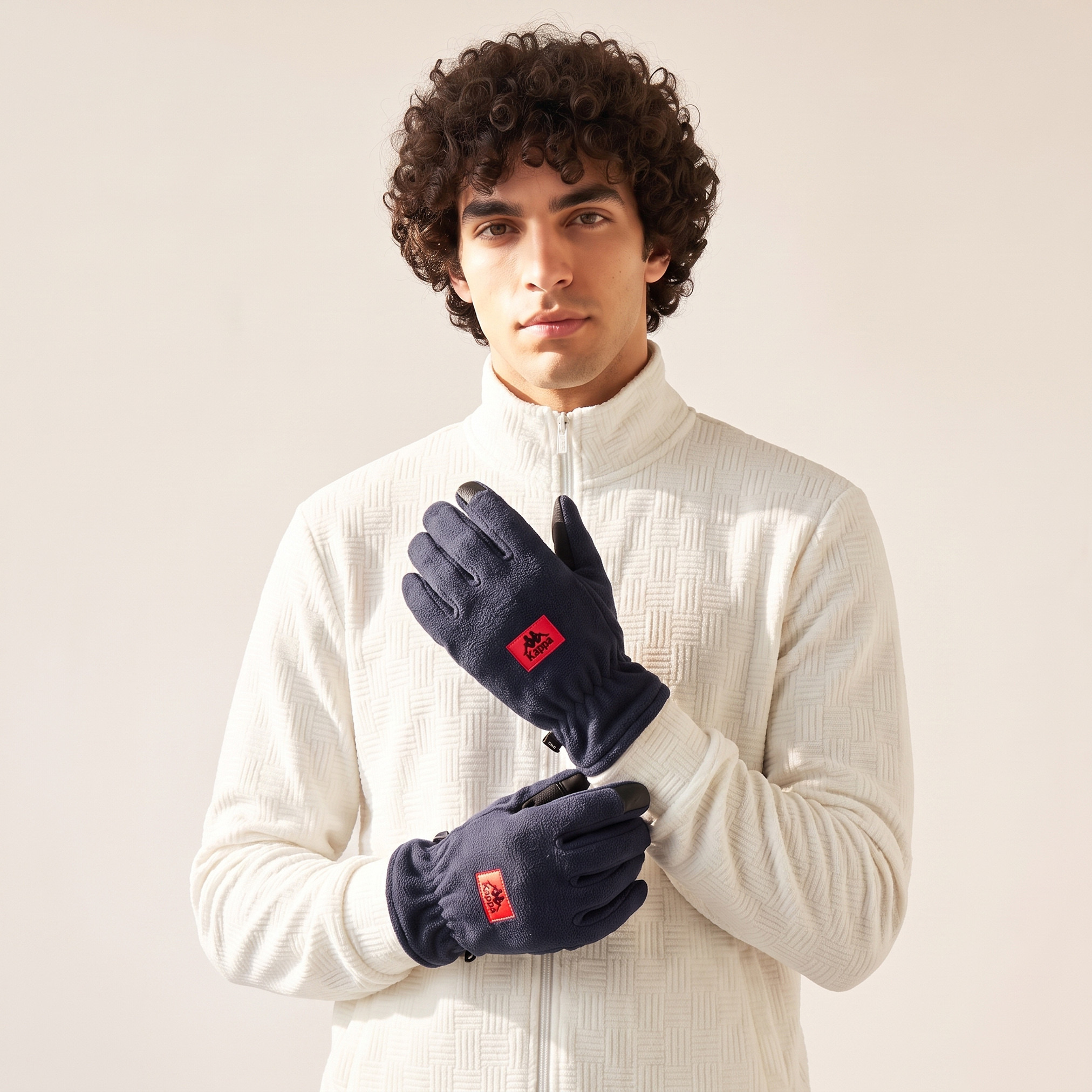 Kappa Textured Gloves-men-scarvesandgloves-image-2
