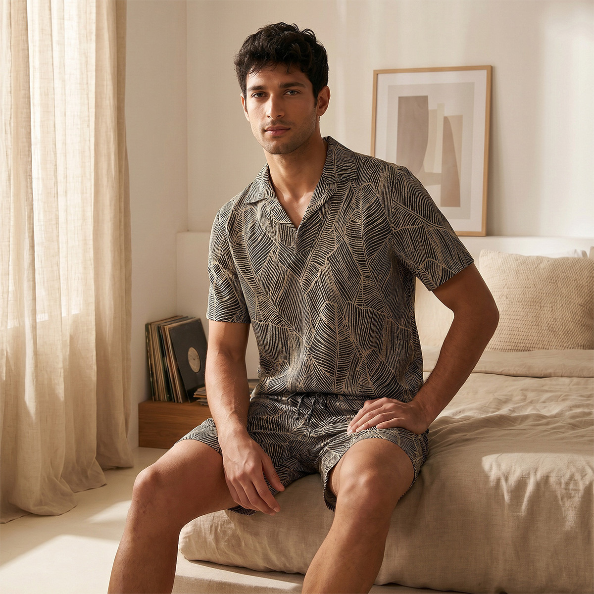 Jacquard Camp Collar Nightwear Set-men-clothing-nightwear-sets-image-9