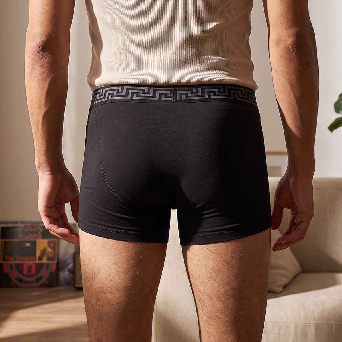 Pack of 3 Printed Waistband Trunks-men-clothing-innerwear-underwear-image-4