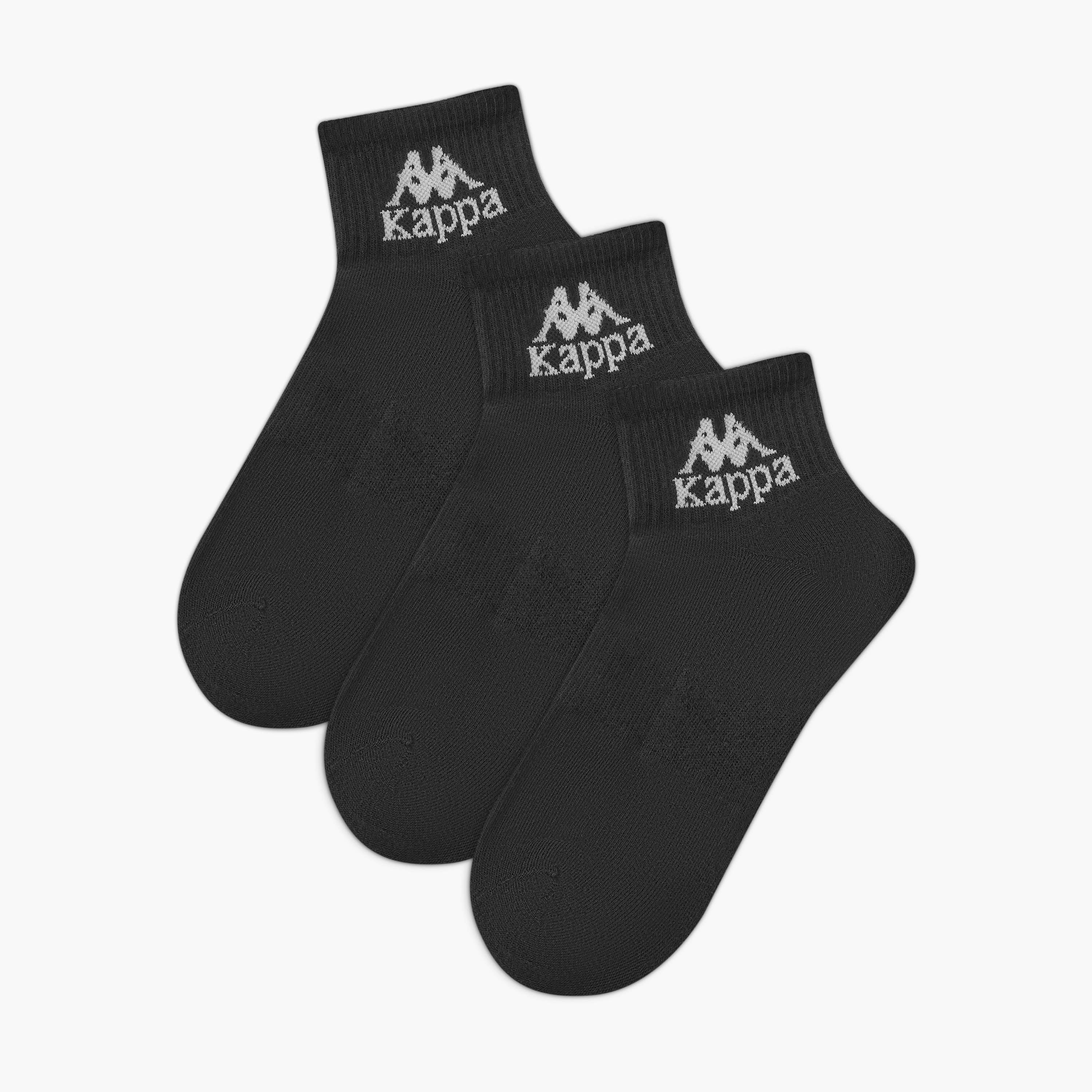 طقم من 3 جوارب رجالية طول الكاحل من كابا-men-socks-image-1