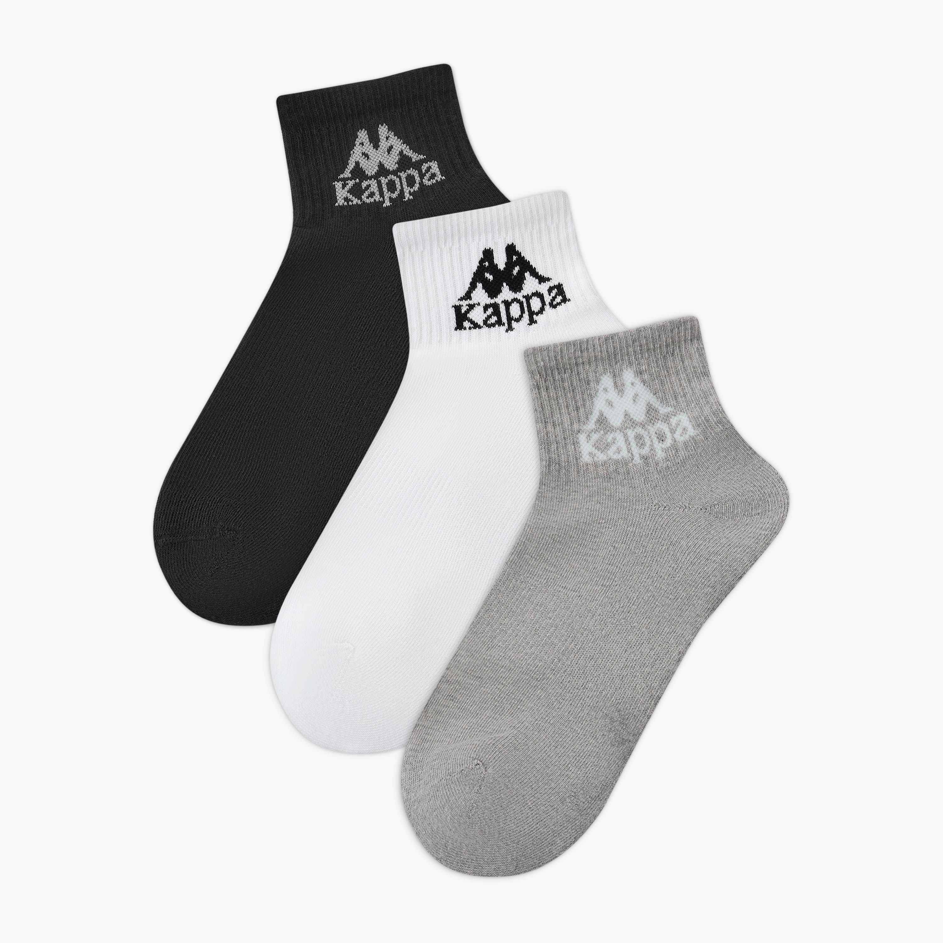 طقم من 3 - جوارب رجالية طول الكاحل من كابا-men-socks-image-1