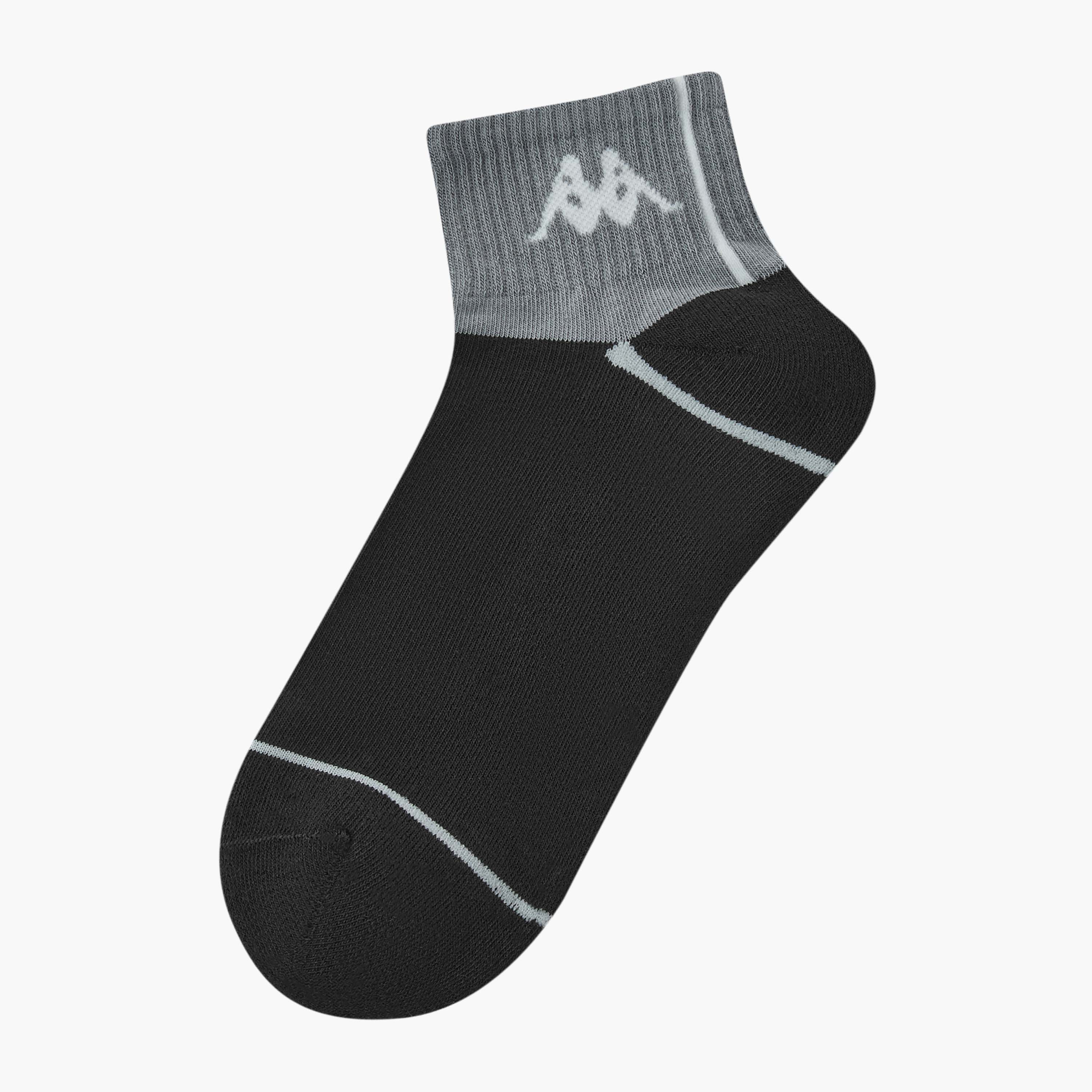 طقم من 3 - جوارب رجالية طول الكاحل من كابا-men-socks-image-2