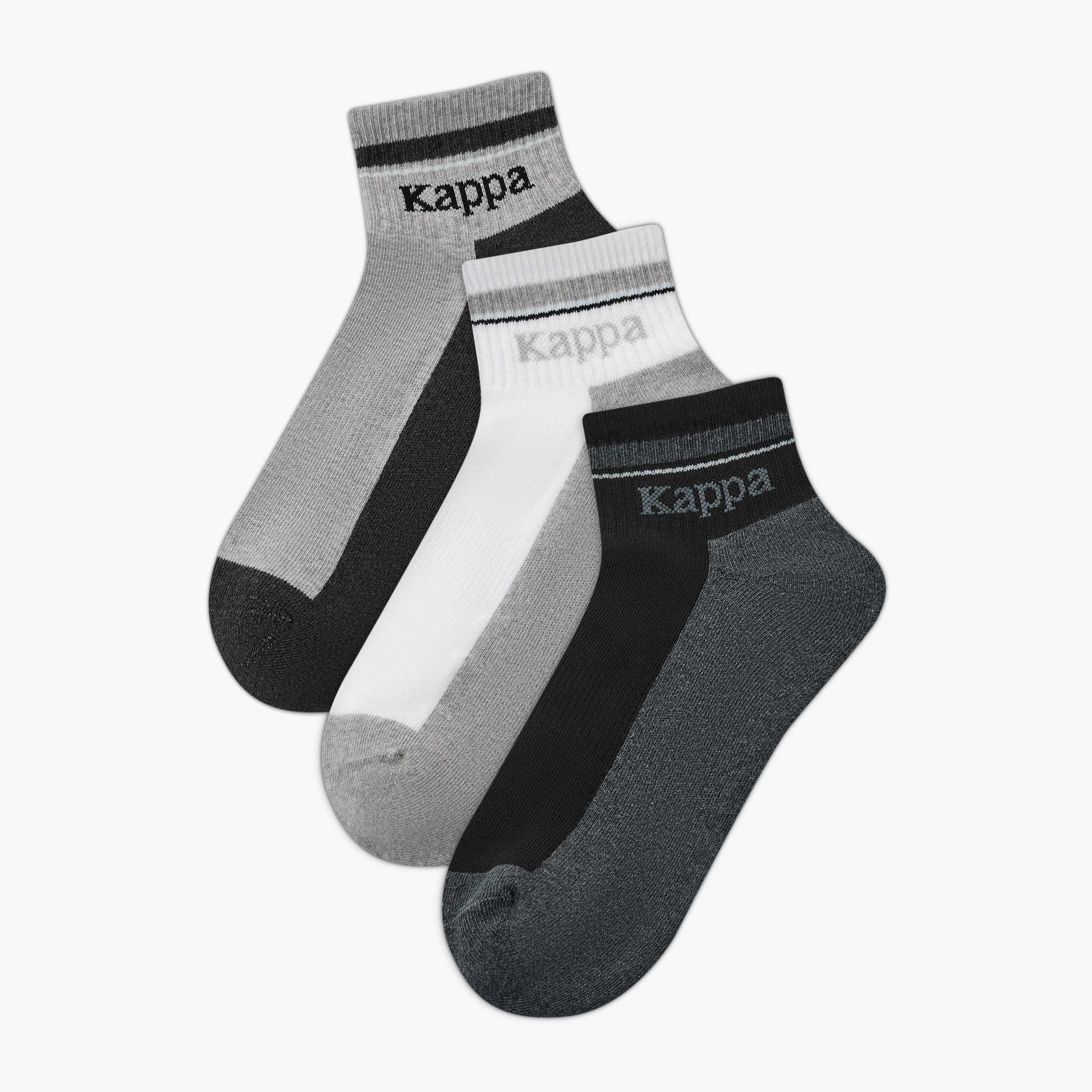 طقم جوارب طول الكاحل للرجال من كابا عدد 3-men-socks-image-1
