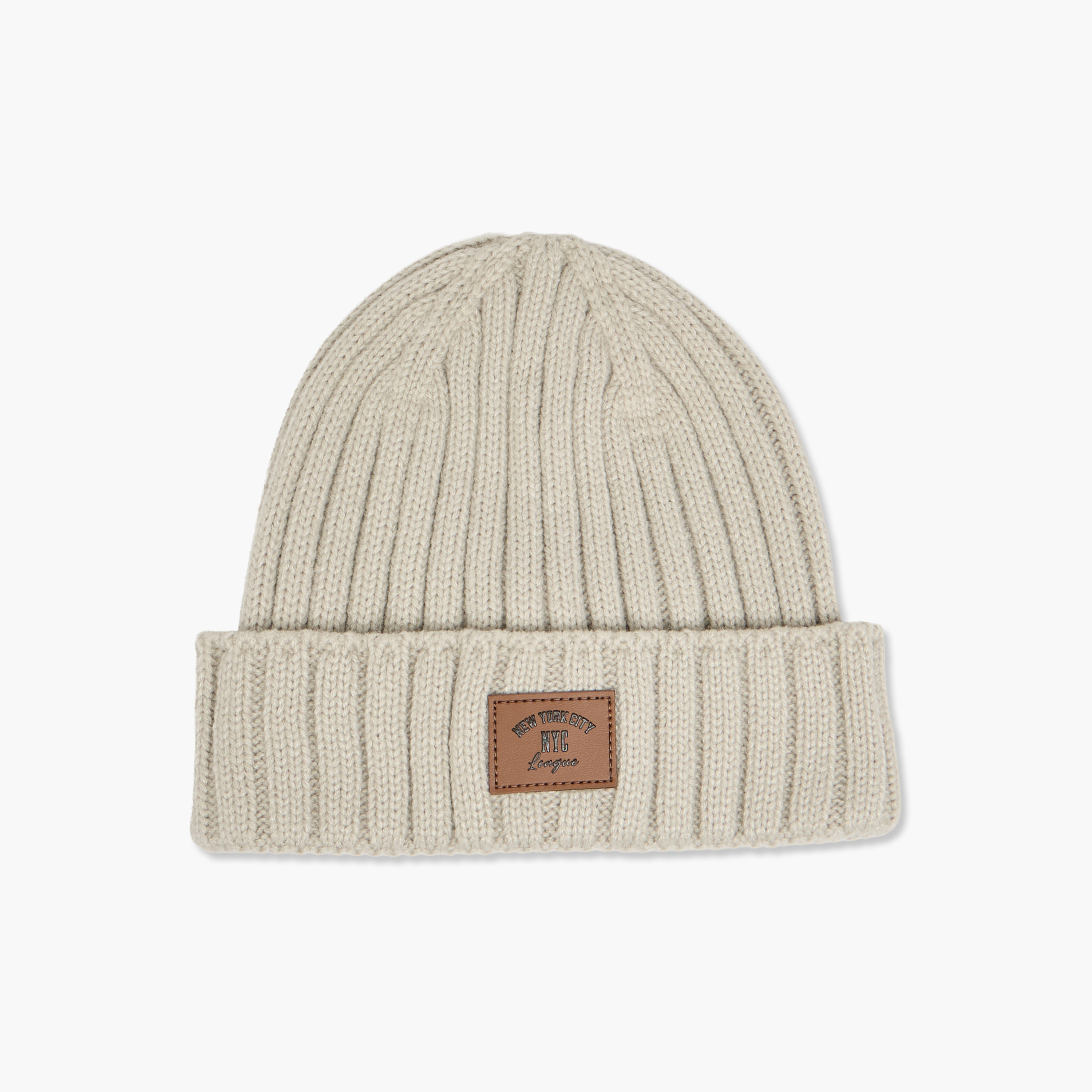 Set of 2 - Men Beanie Turn-Up Hem-men-caps-image-2