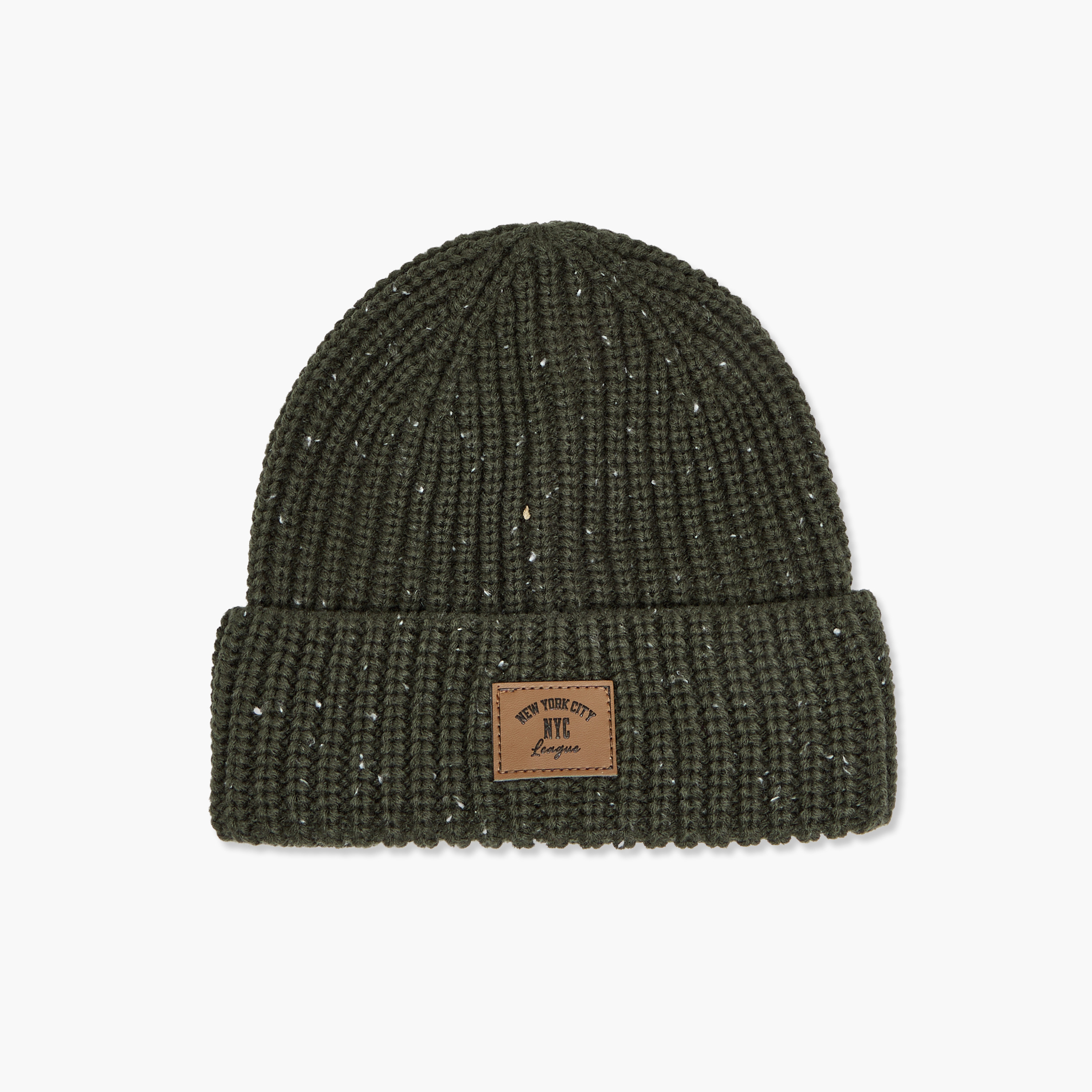 Set of 2 - Men Beanie Turn-Up Hem-men-caps-image-3