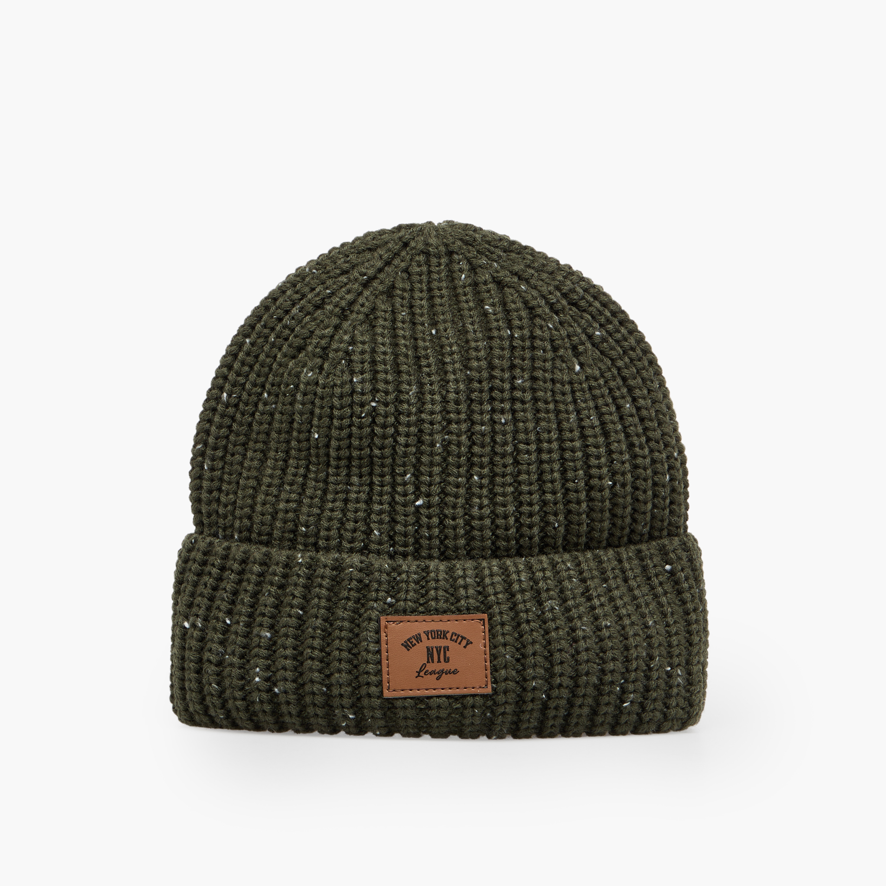 Set of 2 - Men Beanie Turn-Up Hem-men-caps-image-4