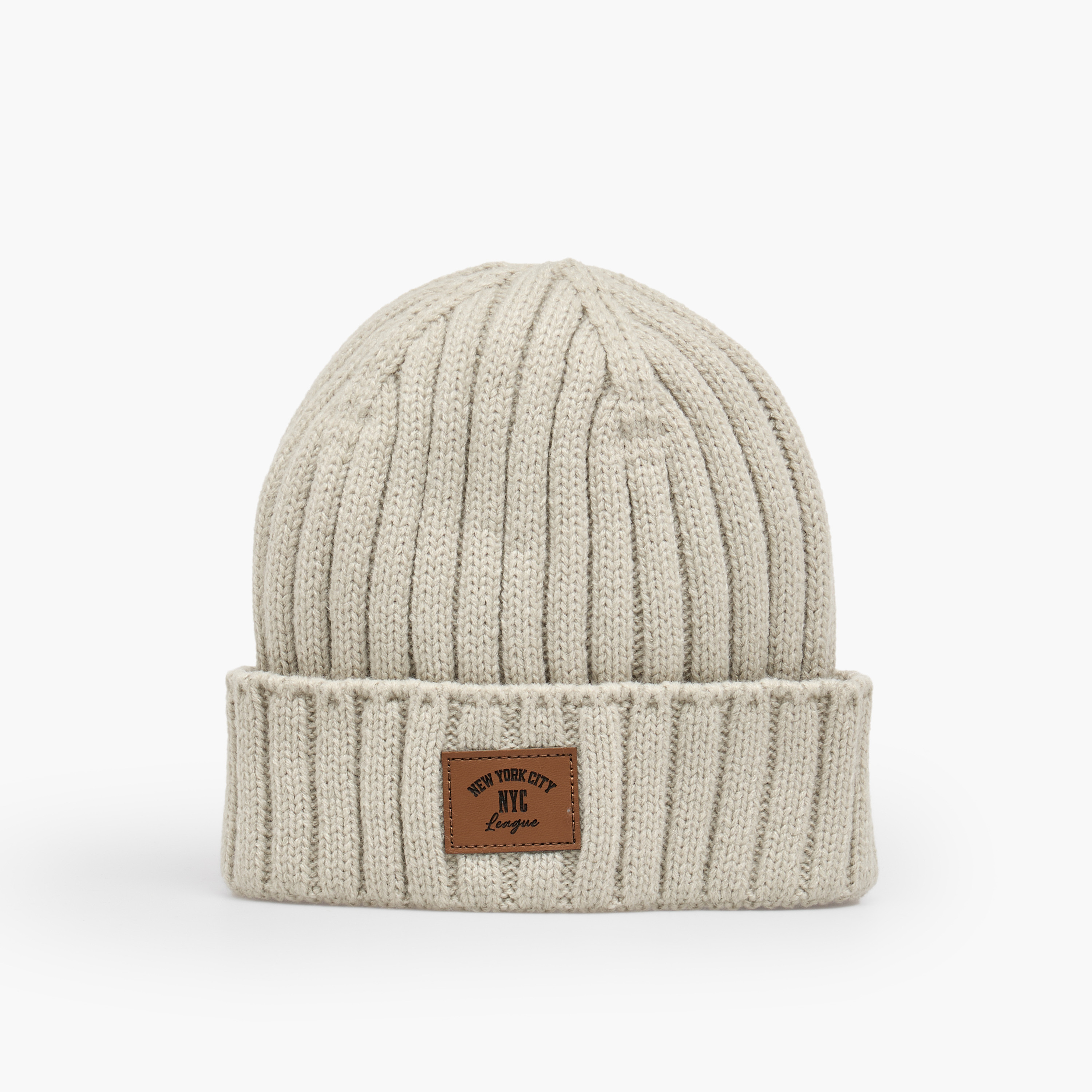 Set of 2 - Men Beanie Turn-Up Hem-men-caps-image-5