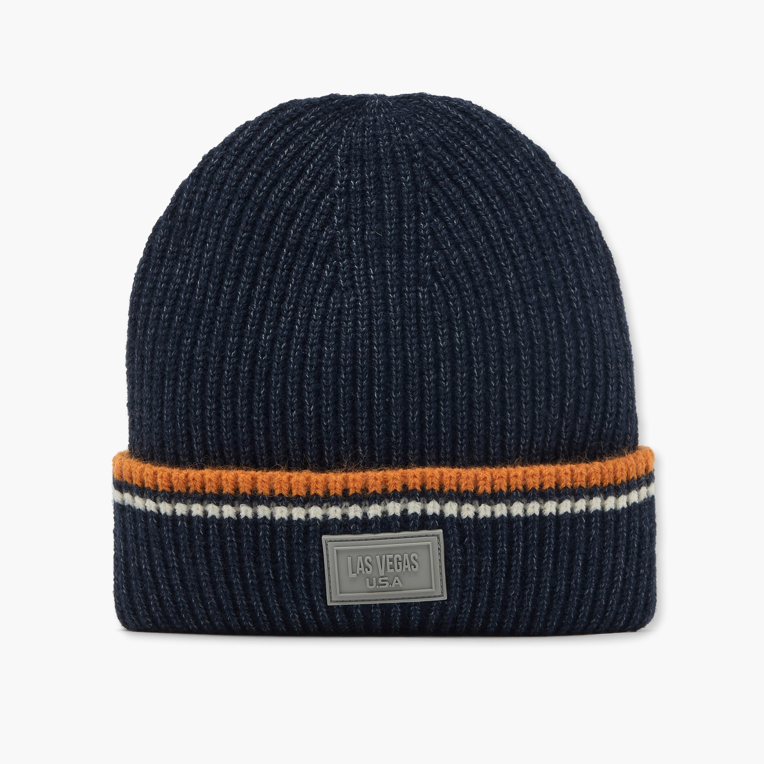 Set of 2 - Men Beanie with Turn-Up Hem-men-caps-image-7