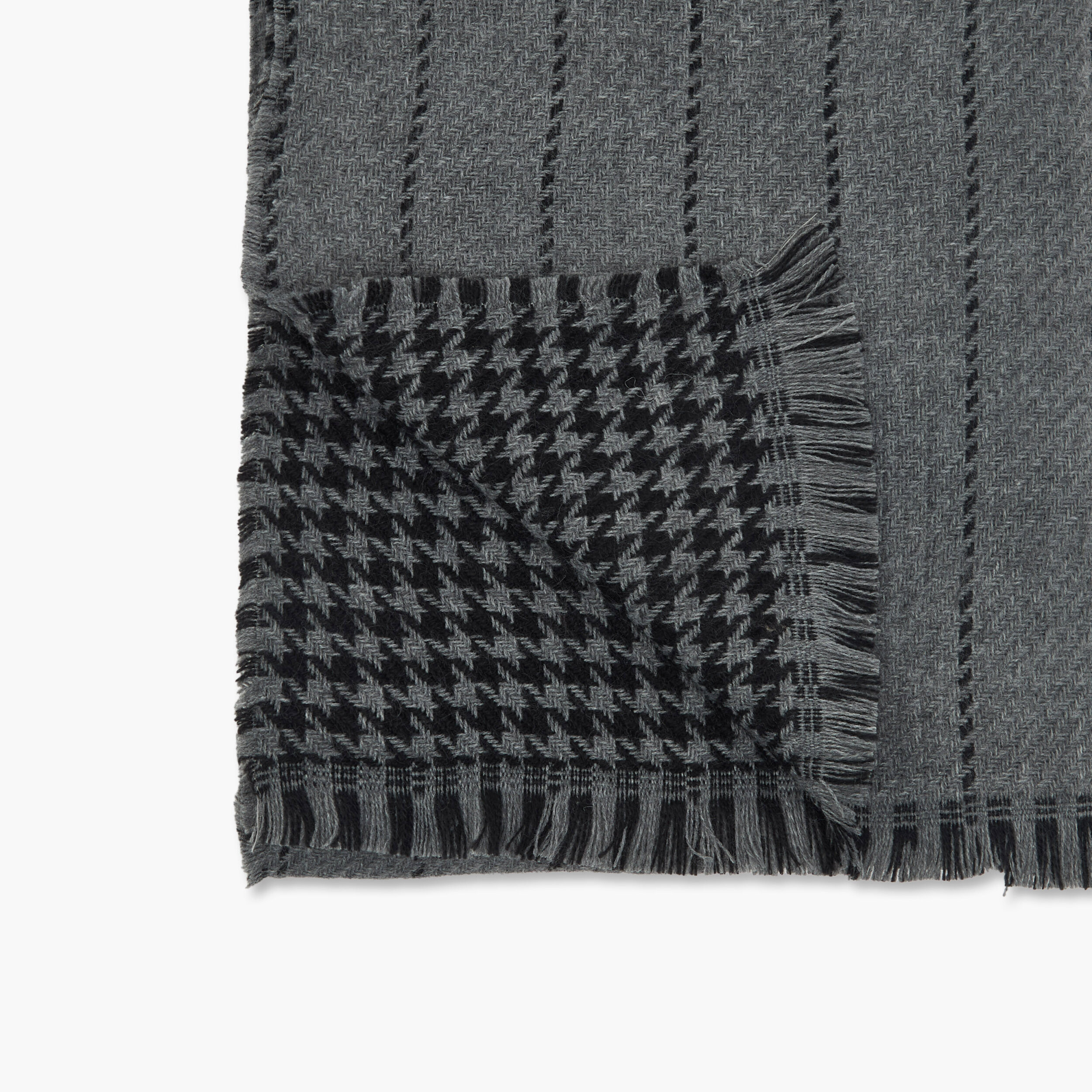Houndstooth Texture Scarf-men-scarvesandgloves-image-4