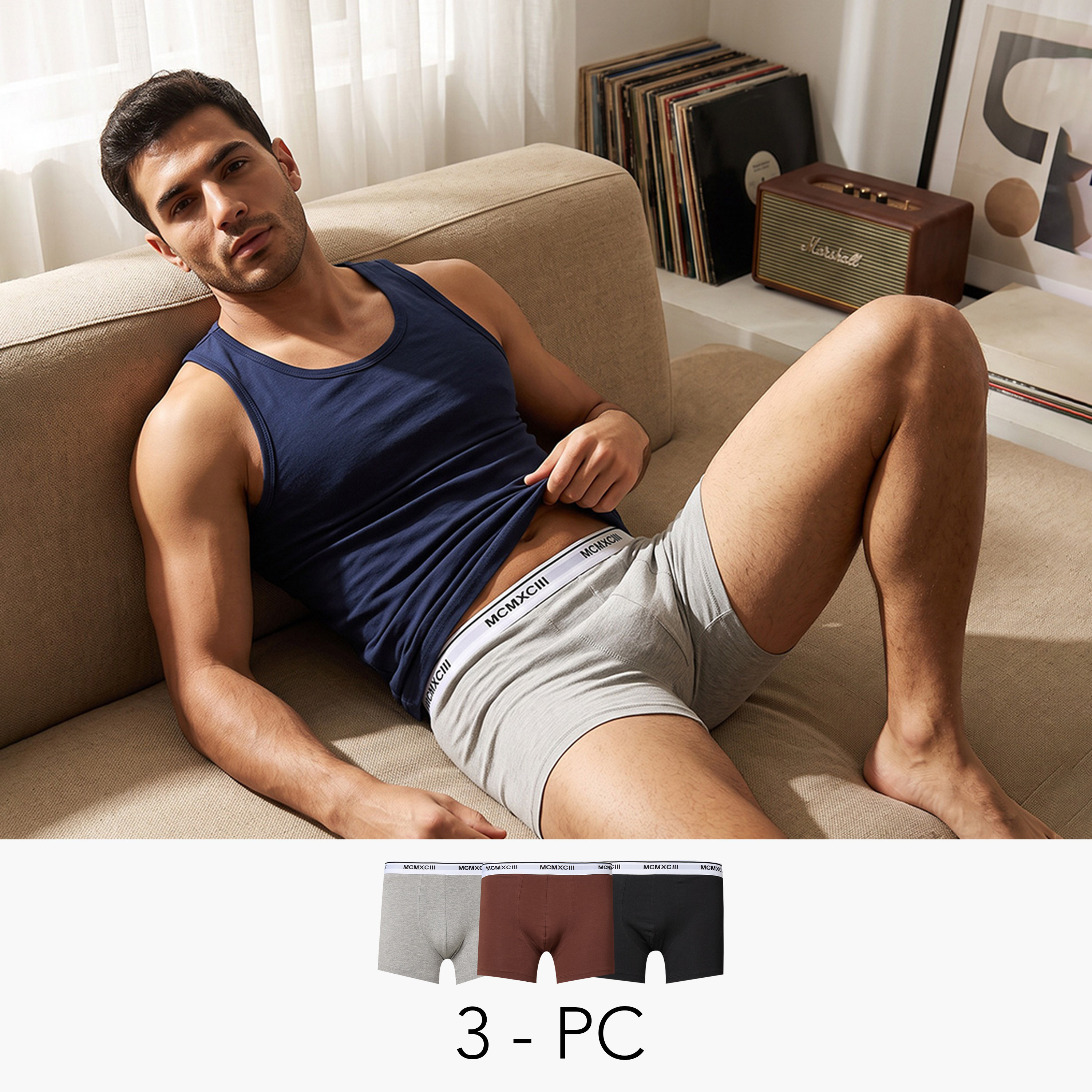 Pack of 3 Assorted Trunks-men-clothing-innerwear-underwear-image-1