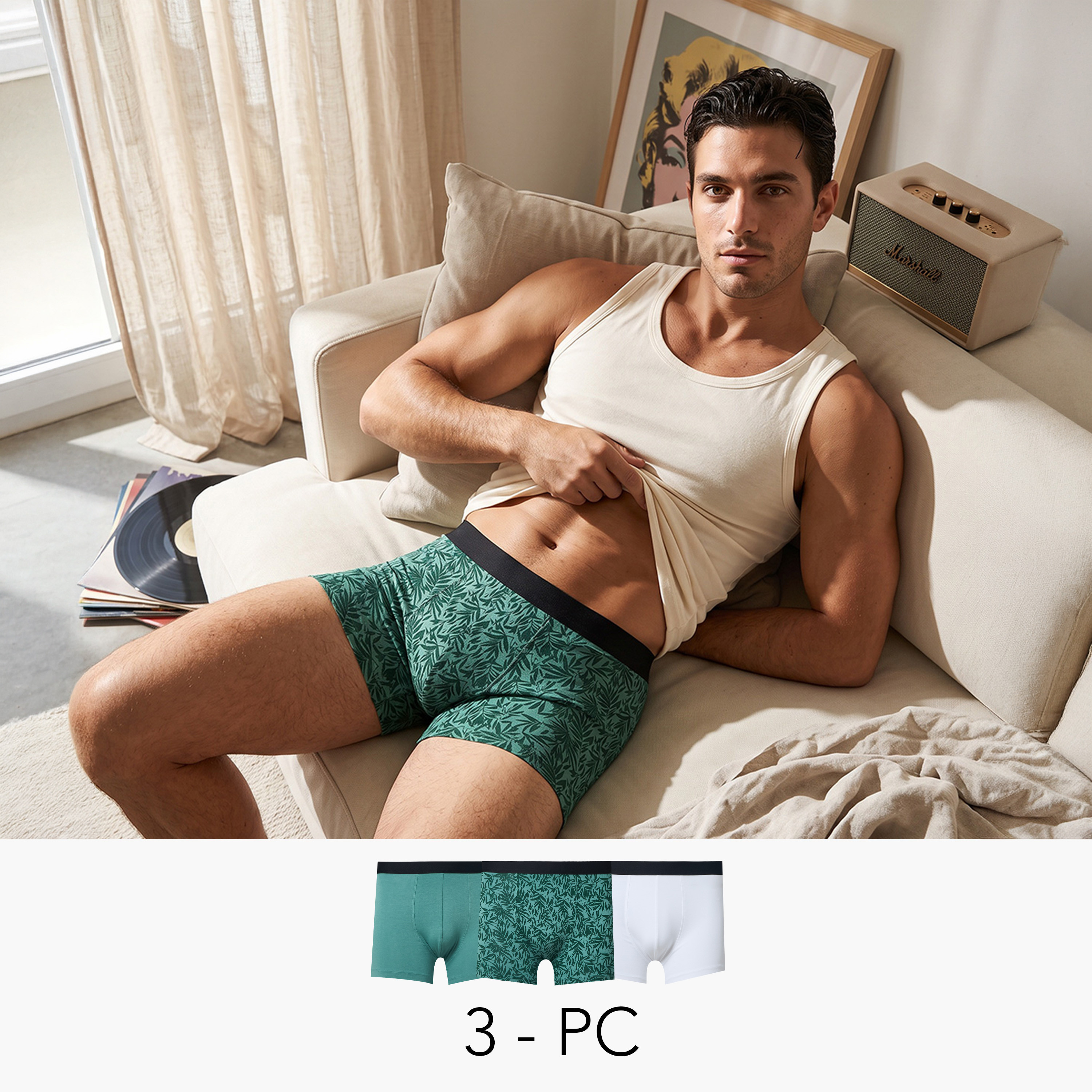 Pack of 3 - Assorted Trunks-men-clothing-innerwear-underwear-image-1