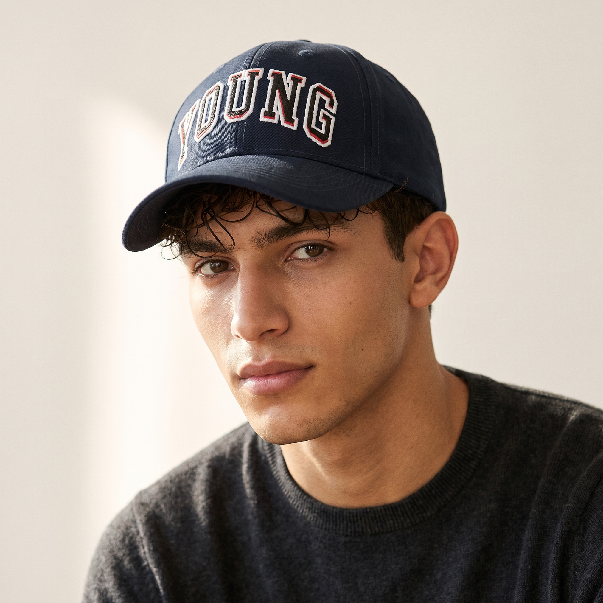 Men Cap with Buckled Strap Closure-men-caps-image-2