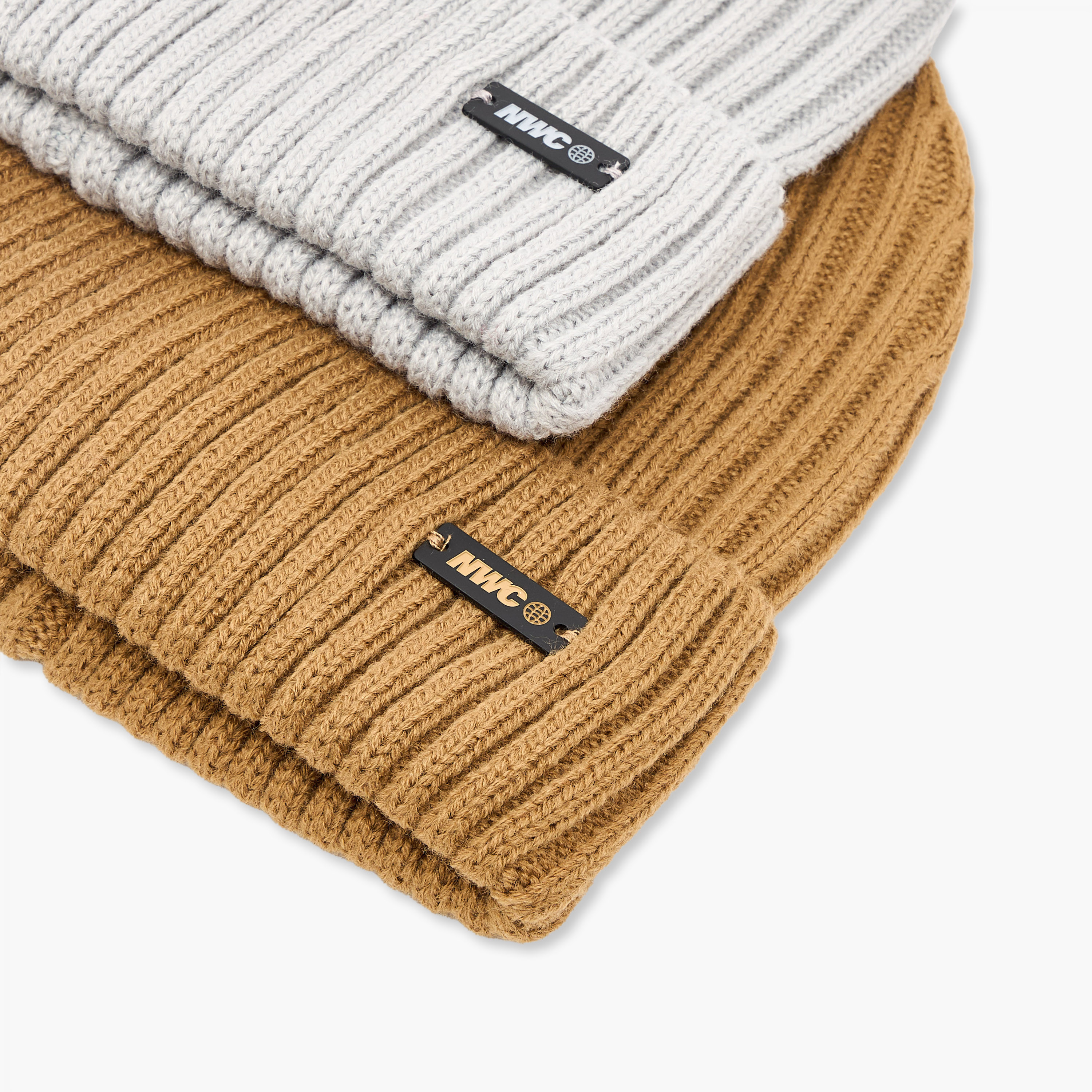 Set of 2 - Men Beanie with Turn-Up Hem-men-caps-image-6