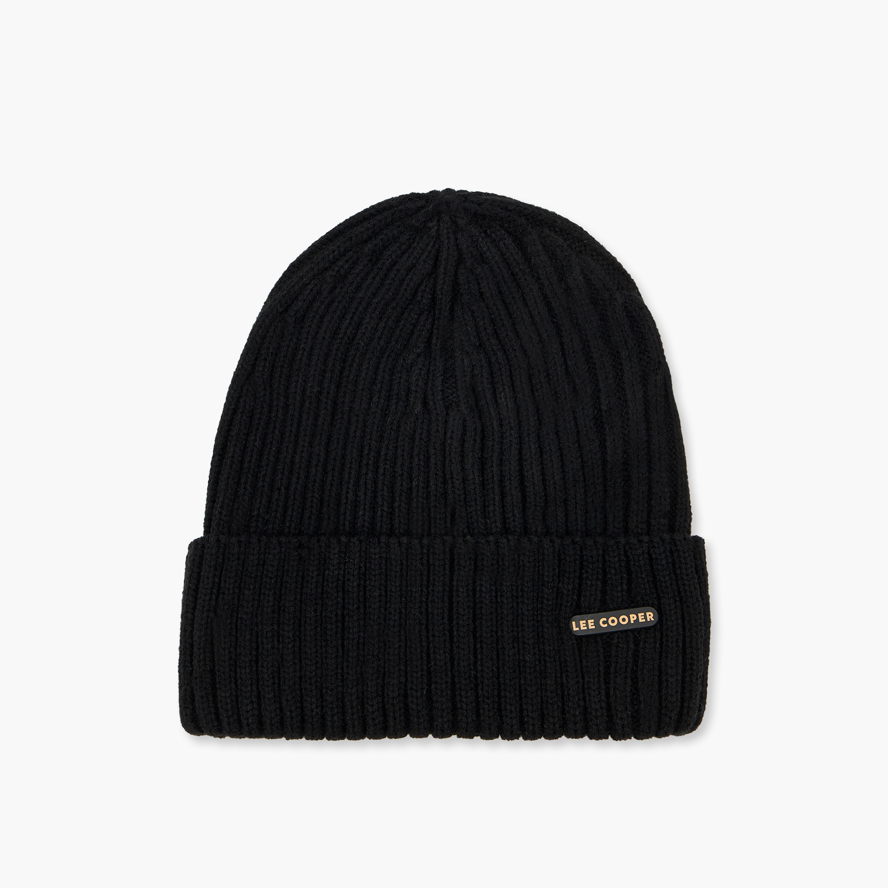 Set of 3 - Lee Cooper Men Beanie with Turn-Up Hem-men-caps-image-3