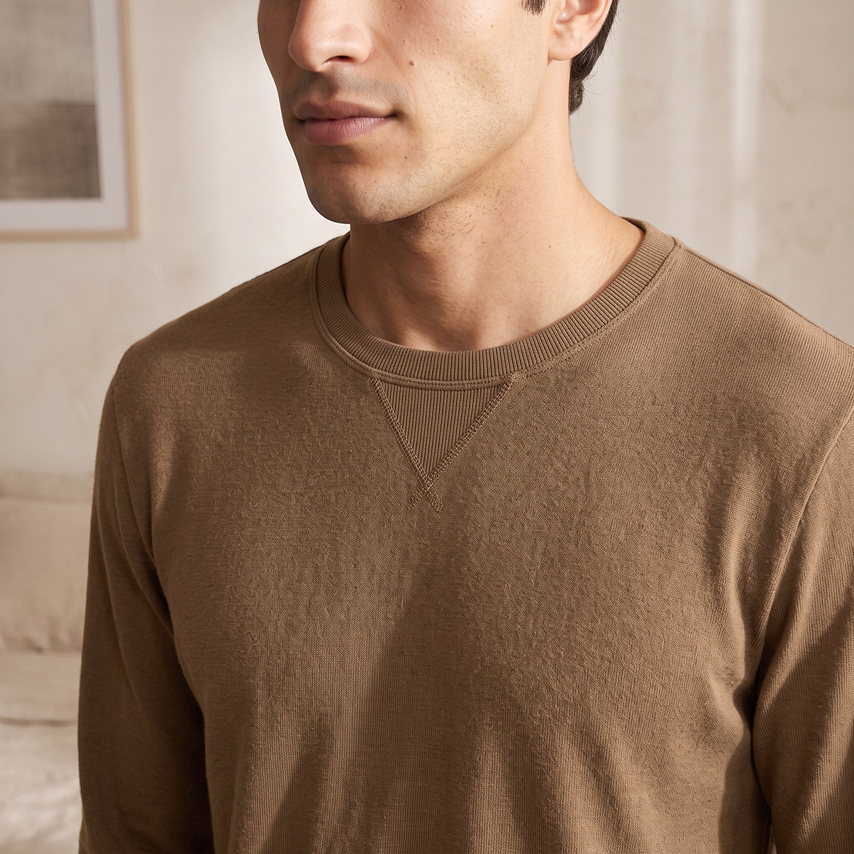 Textured T-shirt & Pyjama Set-men-clothing-nightwear-sets-image-6