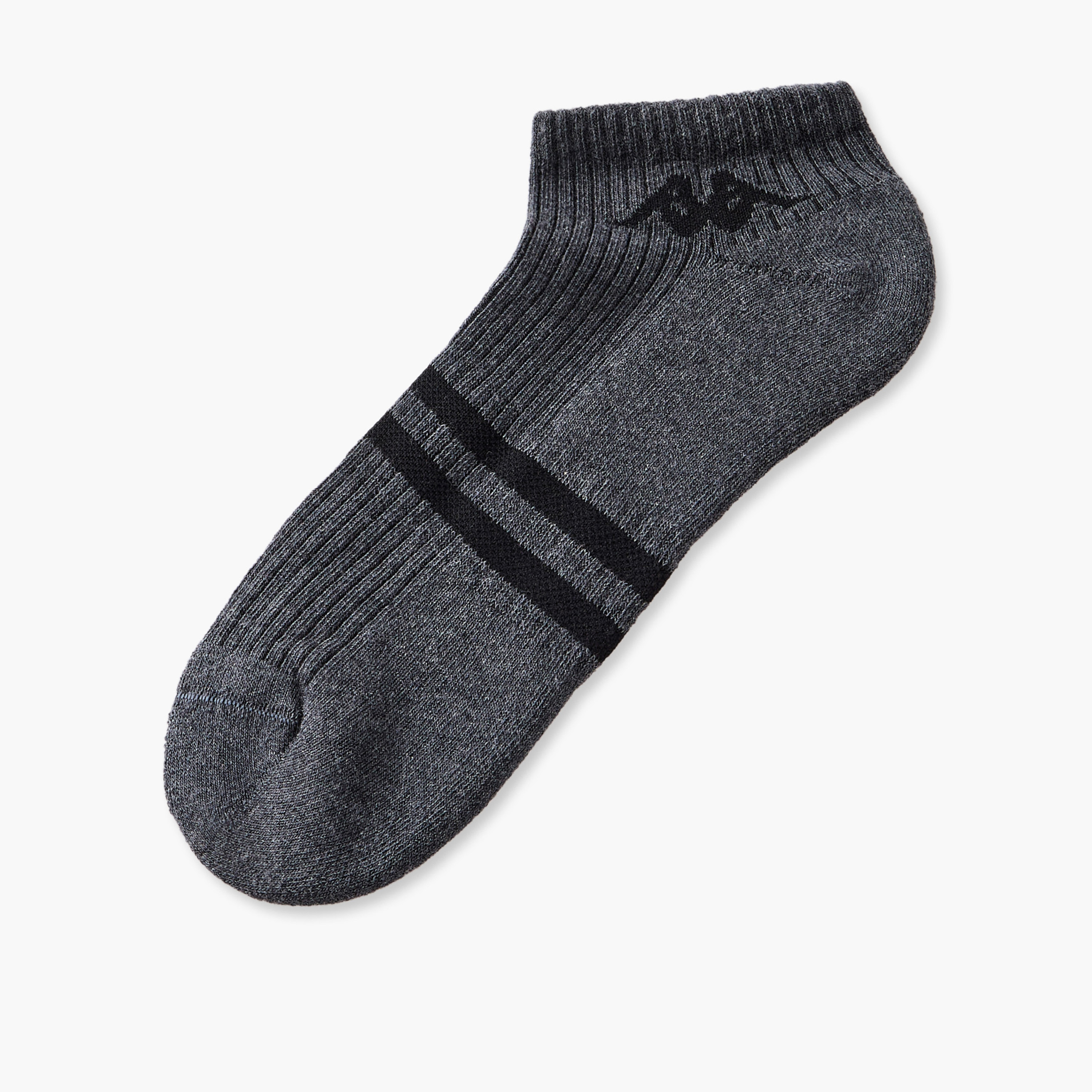 طقم جوارب للرجال بطول الكاحل من كابا 3 أزواج-men-socks-image-2