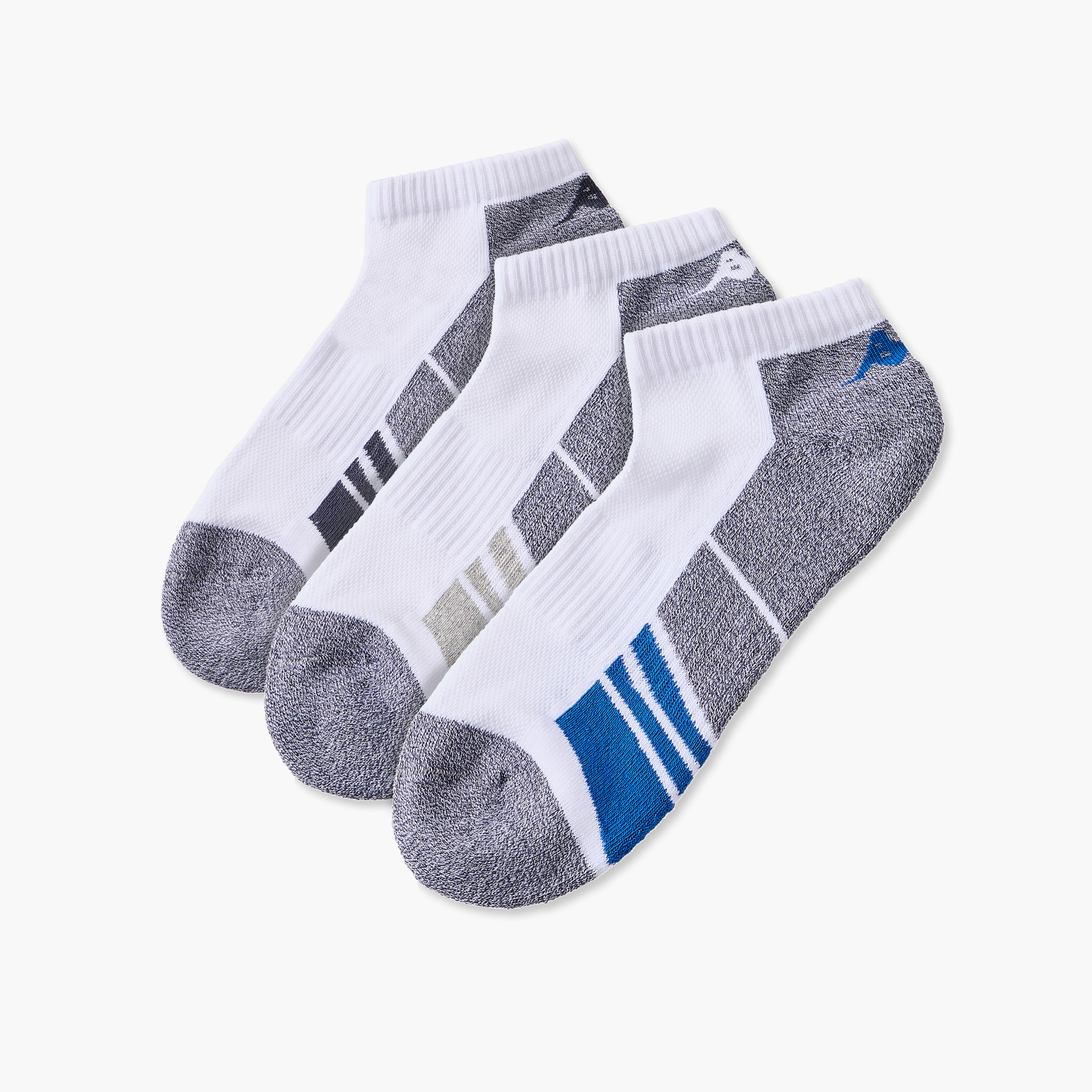 طقم جوارب للرجال بطول الكاحل من كابا 3 أزواج-men-socks-image-1
