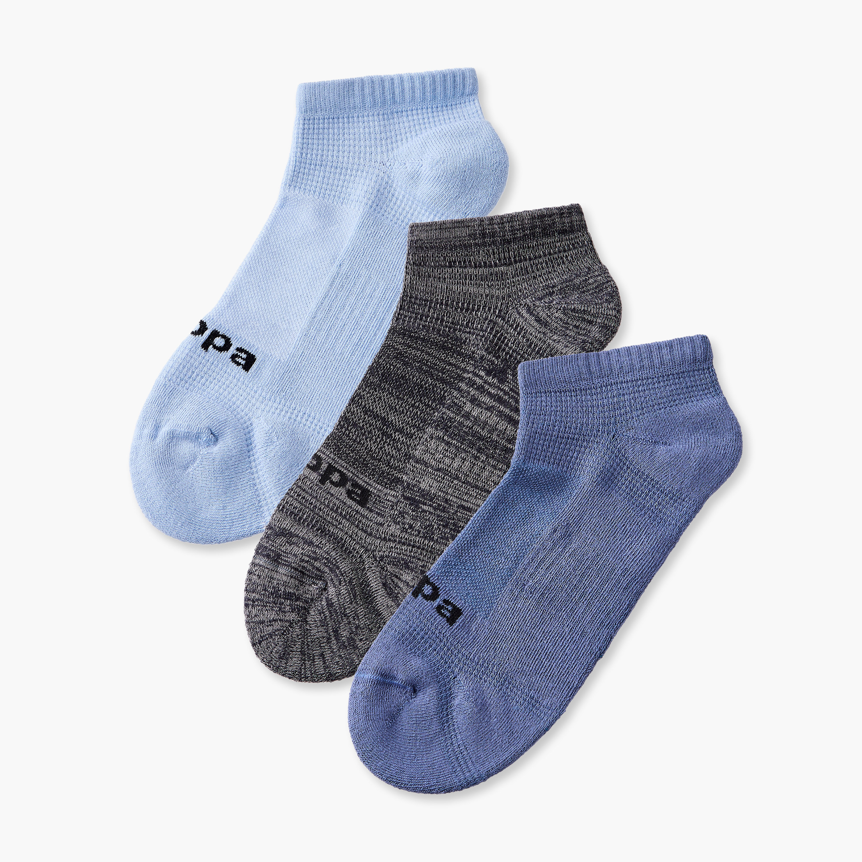 Kappa Men Ankle Length Socks  - Set of 3-men-socks-image-1