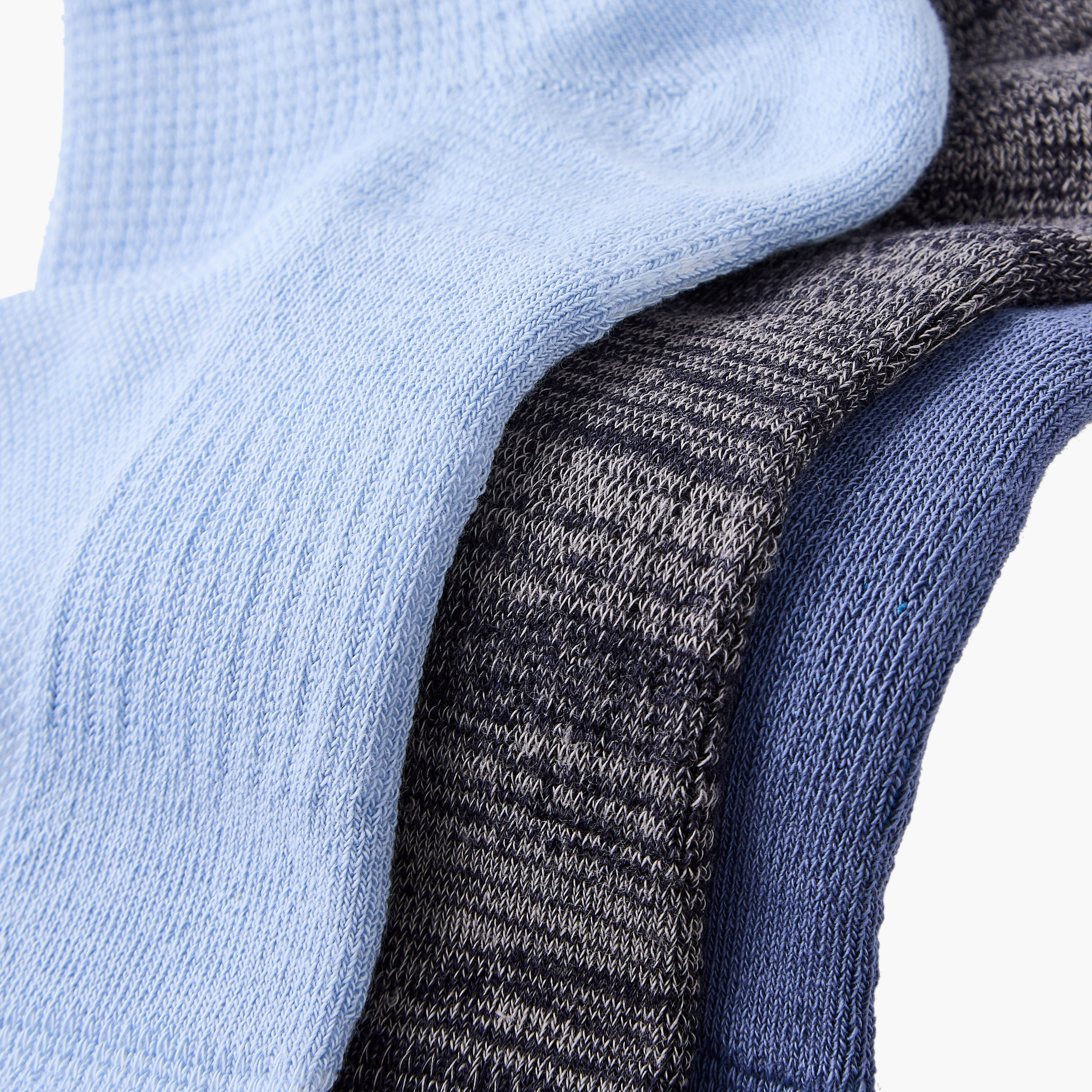 طقم جوارب للرجال بطول الكاحل من كابا 3 أزواج-men-socks-image-6