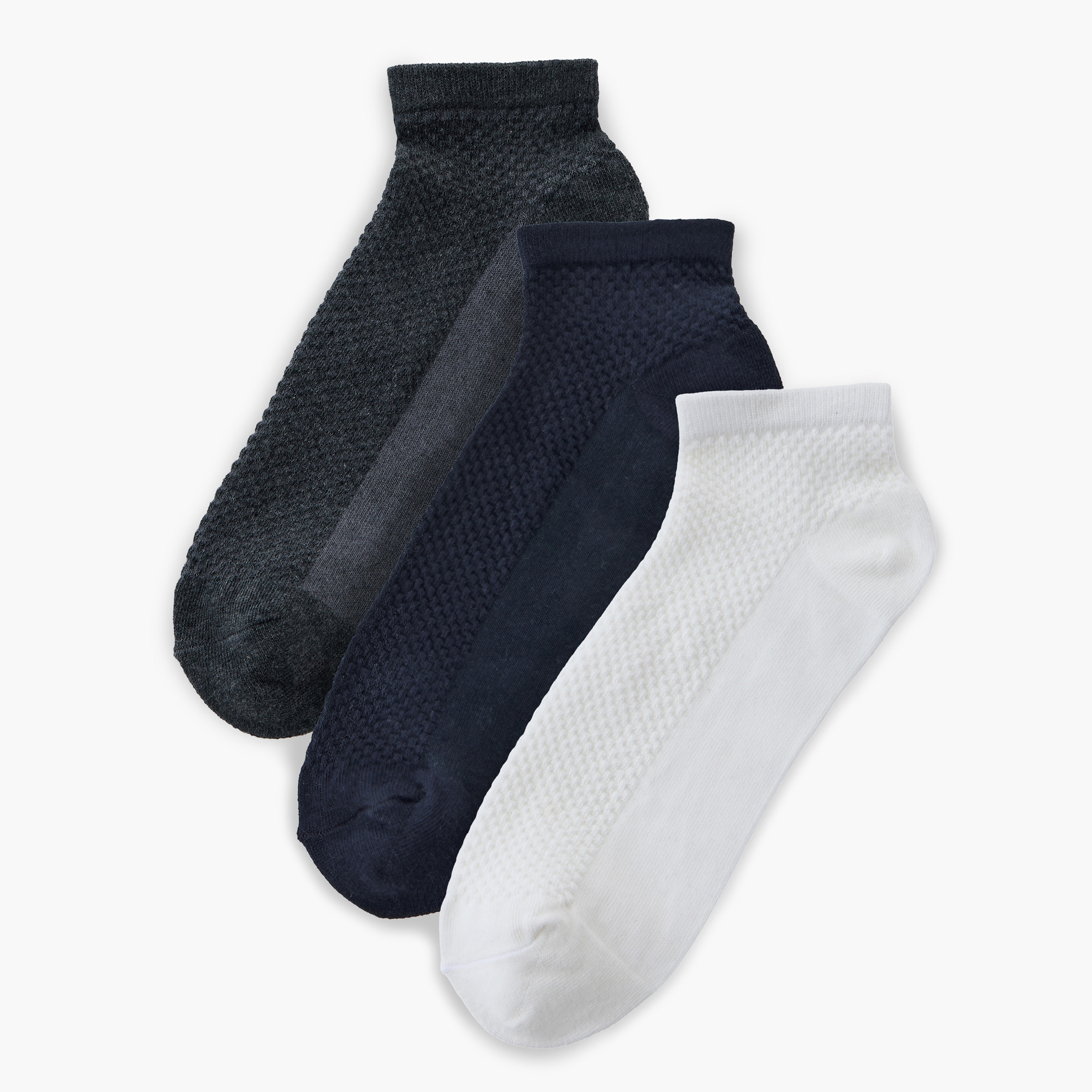 طقم جوارب كاحل للرجال 3 أزواج-men-socks-image-1