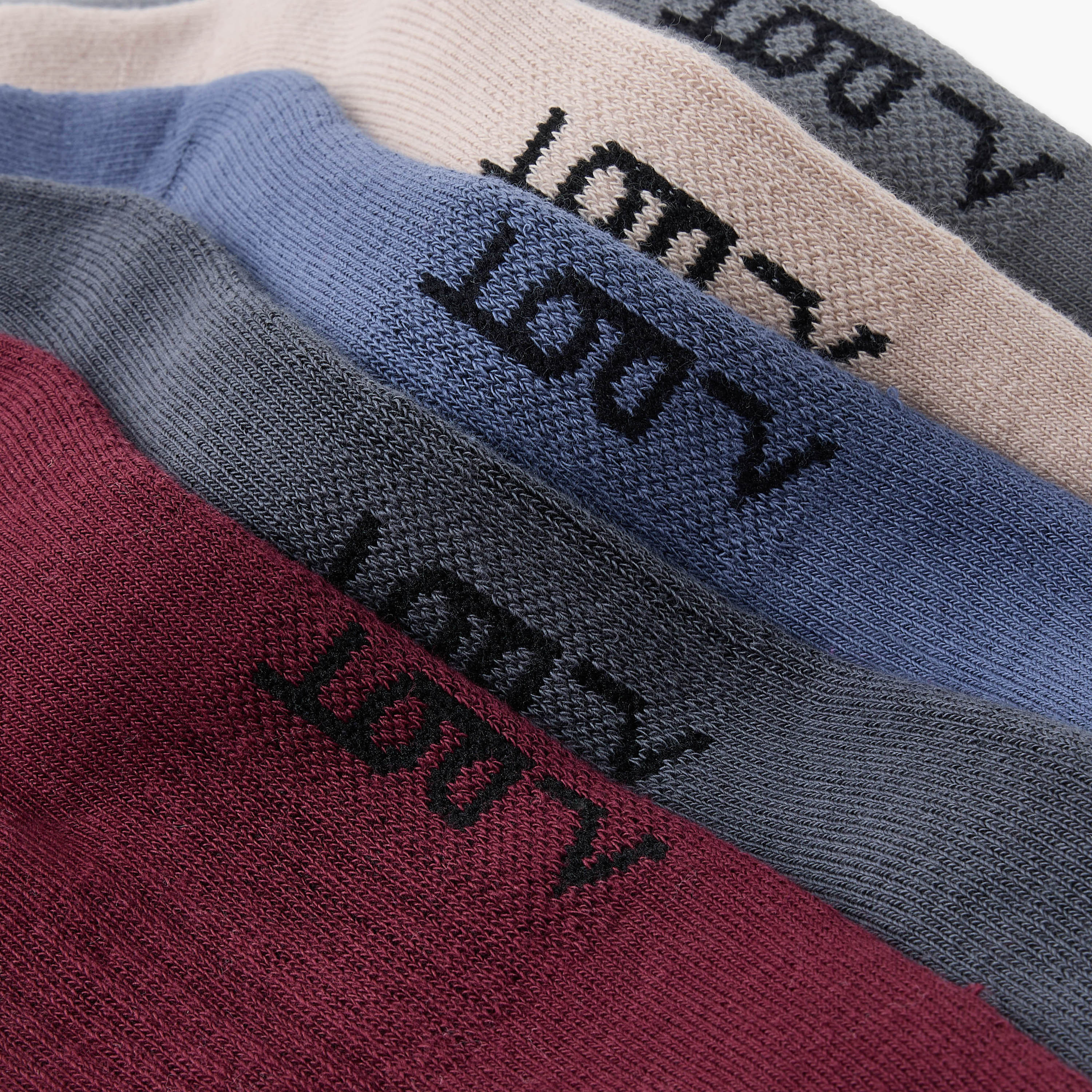 Men Half Terry Trainer Socks - Set of 5-men-socks-image-8