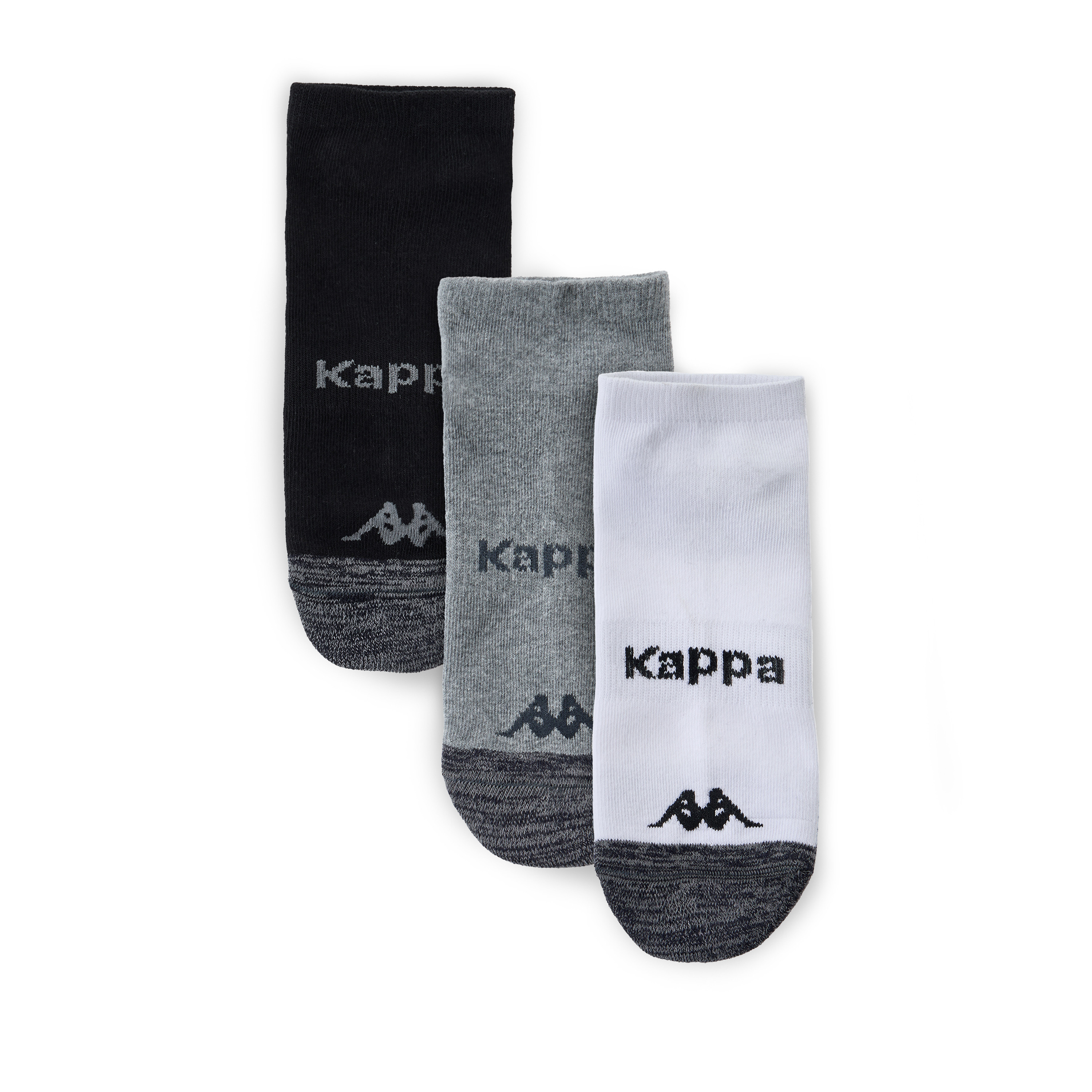 طقم جوارب بطول الكاحل ونصف تيري للرجال 3 أزواج من كابا-men-socks-image-1