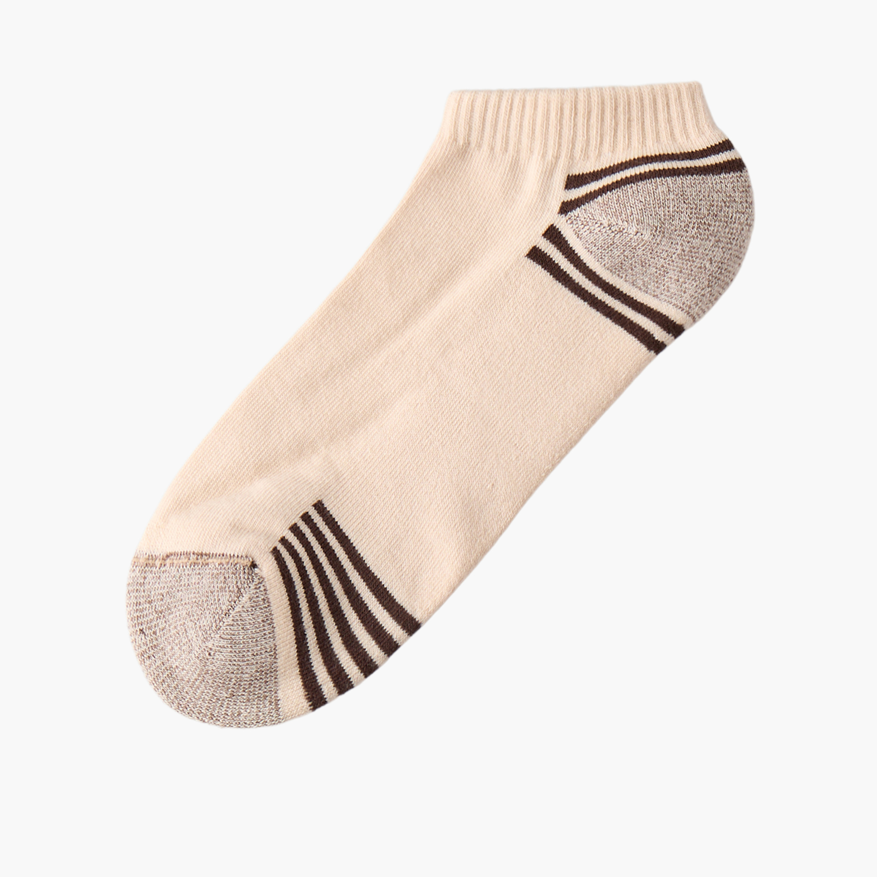طقم جوارب مقلمة للرجال بطول الكاحل 3 أزواج-men-socks-image-3