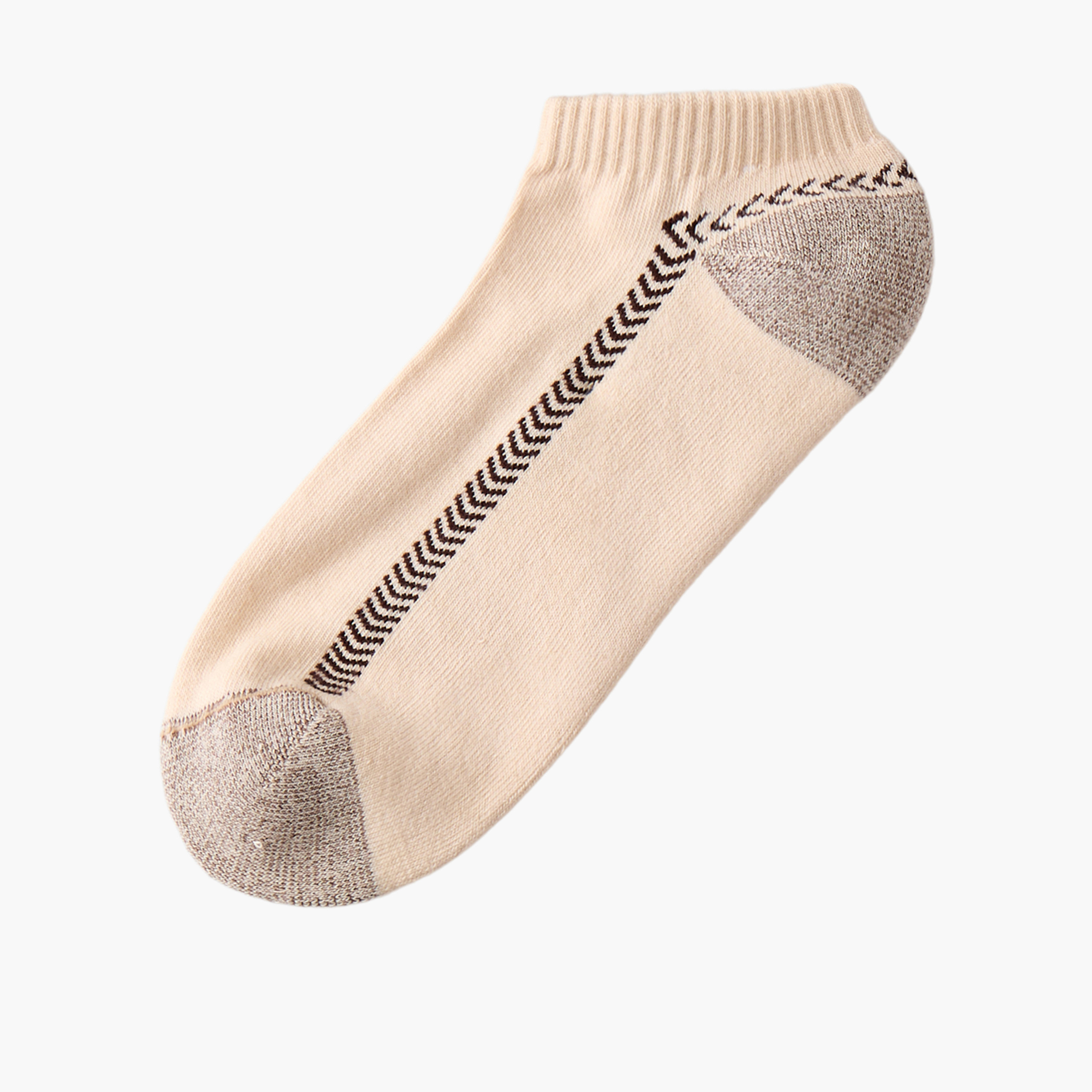 طقم جوارب مقلمة للرجال بطول الكاحل 3 أزواج-men-socks-image-4