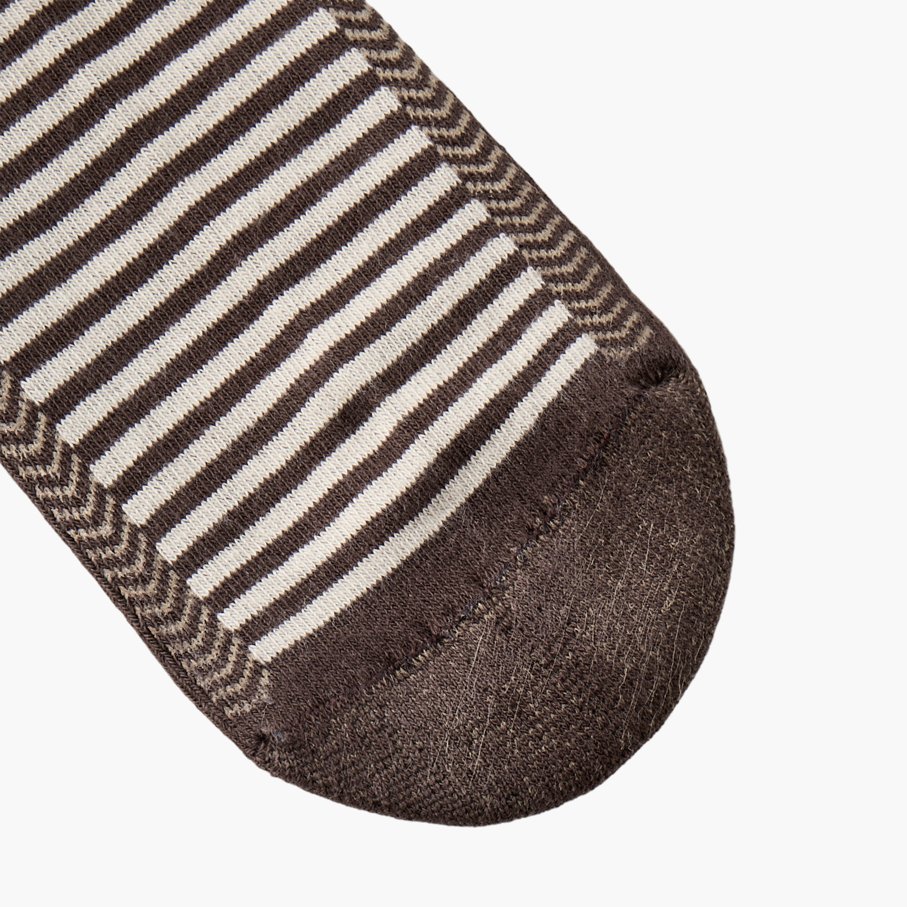 طقم جوارب مقلمة للرجال بطول الكاحل 3 أزواج-men-socks-image-7