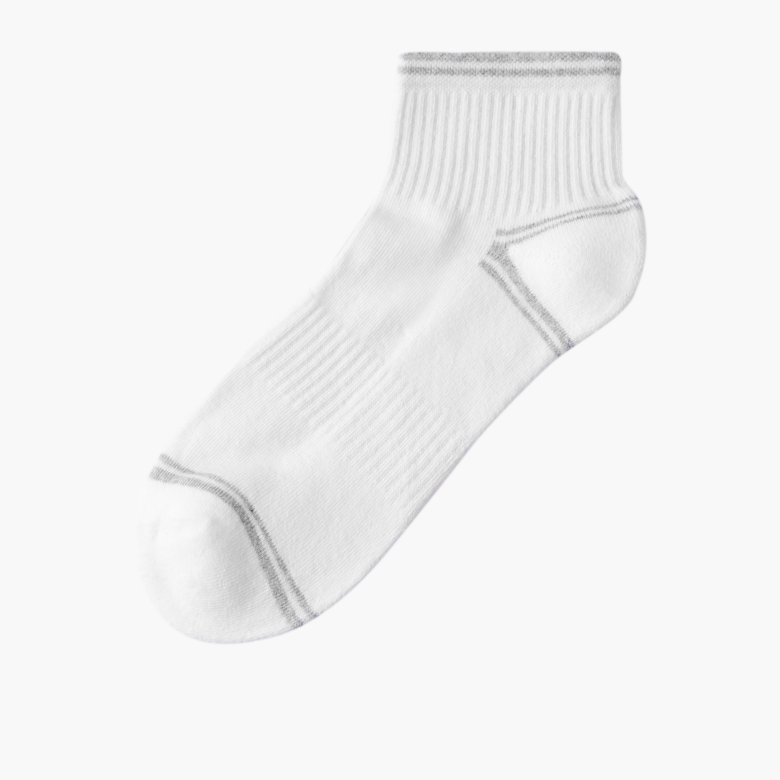 طقم جوارب للرجال بطول الكاحل ونصف تيري 3 أزواج-men-socks-image-2