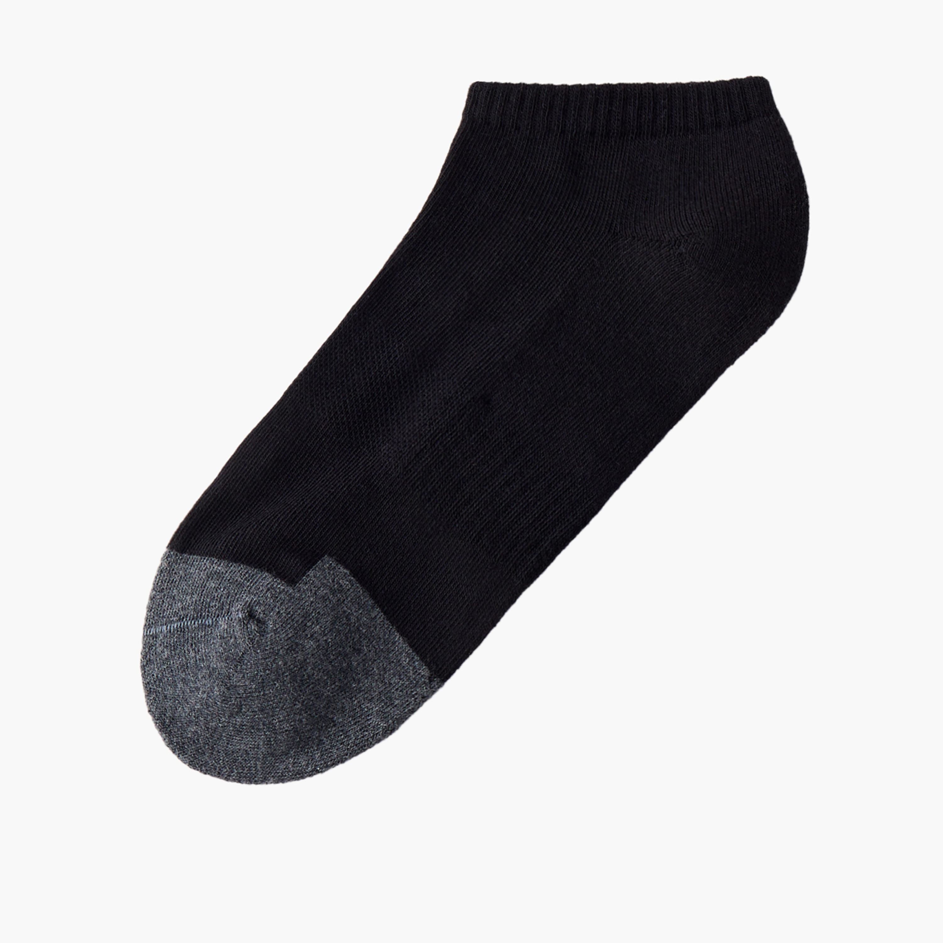 طقم جوارب نصف تيري بطول الكاحل 3 أزواج للرجال-men-socks-image-3